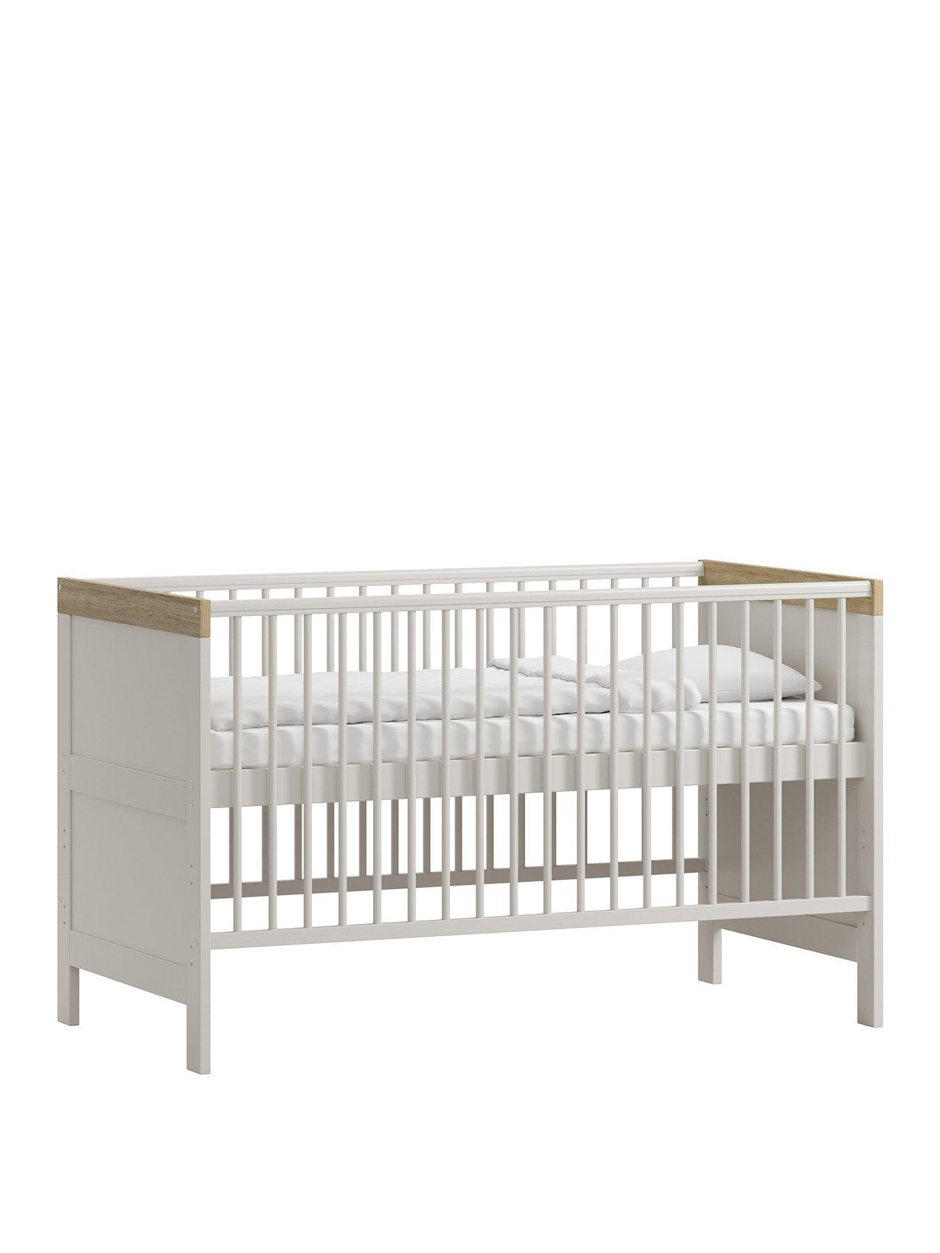 Image 2 of 6 of Little Acorns Florence Cot Bed - Cashmere & Honeyoak