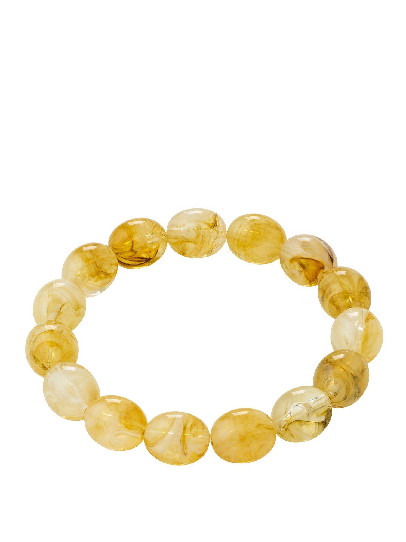Image 1 of 4 of Pilgrim STILL bracelet yellow