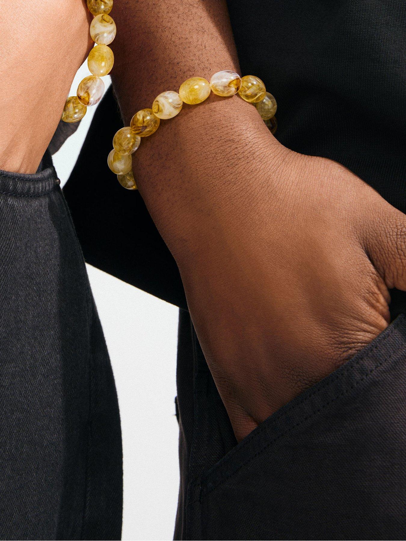 Image 4 of 4 of Pilgrim STILL bracelet yellow