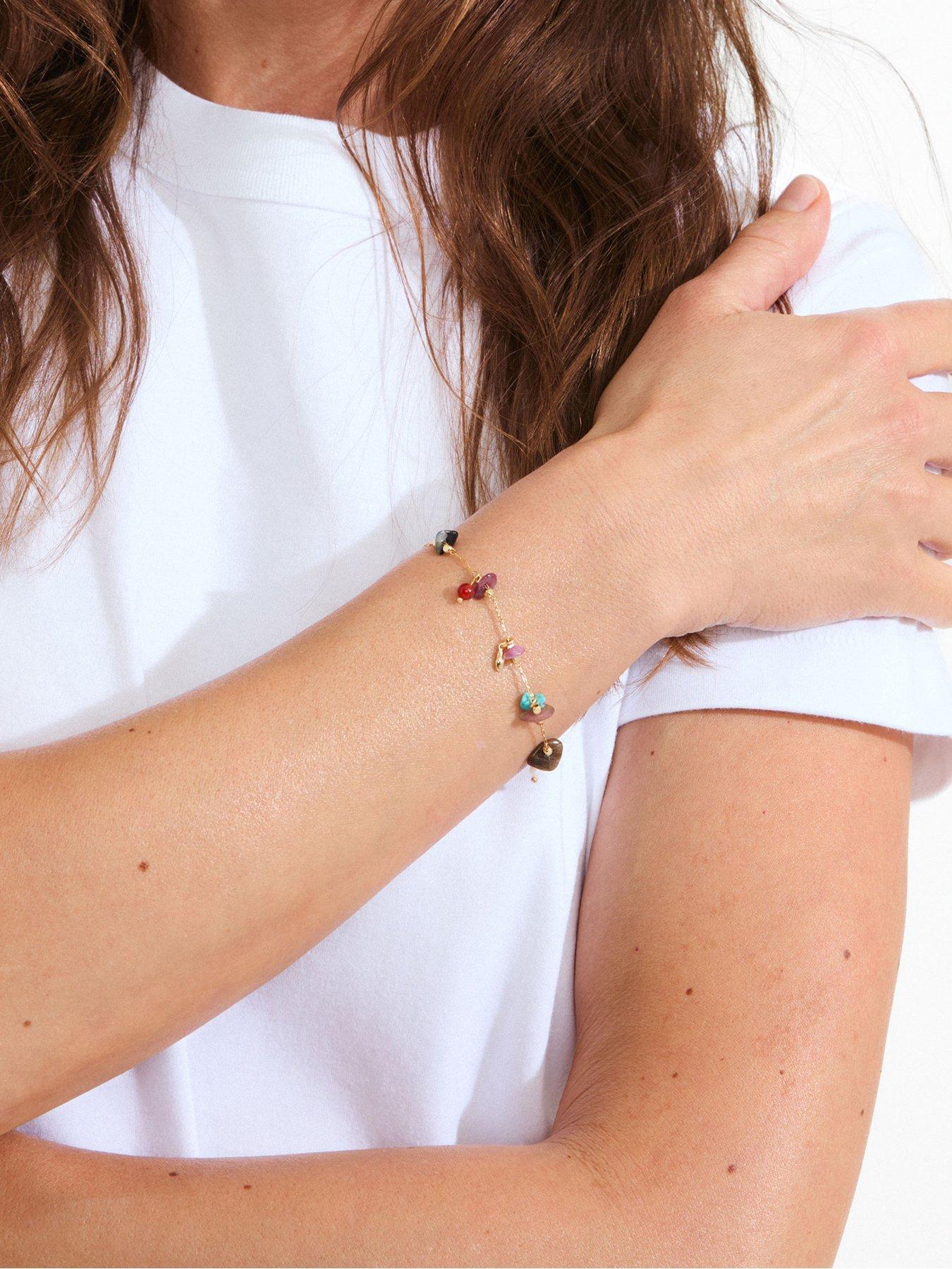 Image 3 of 3 of Pilgrim Here Bracelet - Gold-plated/Multi