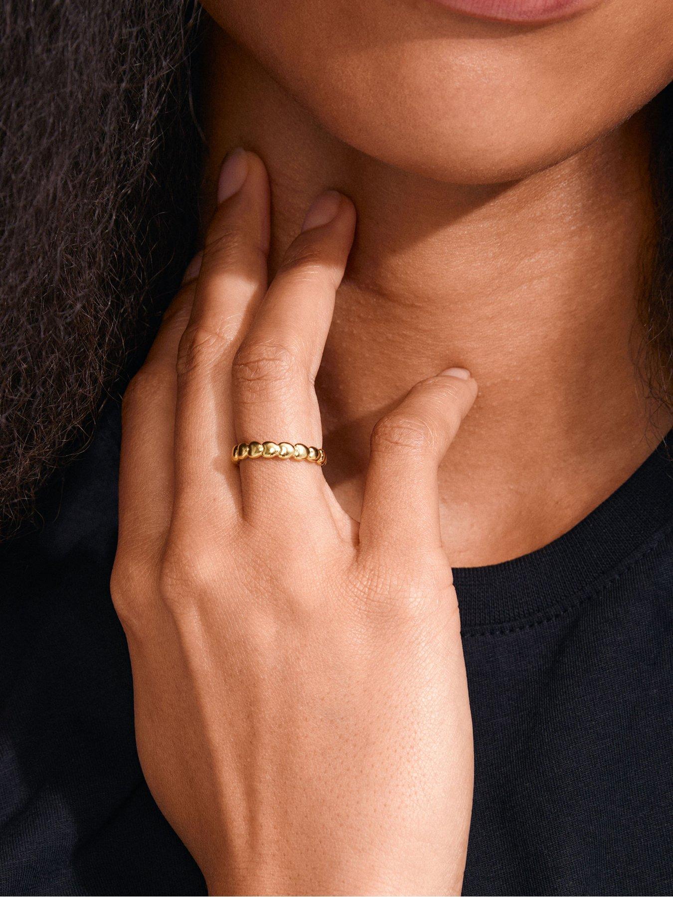 Image 3 of 3 of Pilgrim Revan Waterproof Ring - Gold-plated