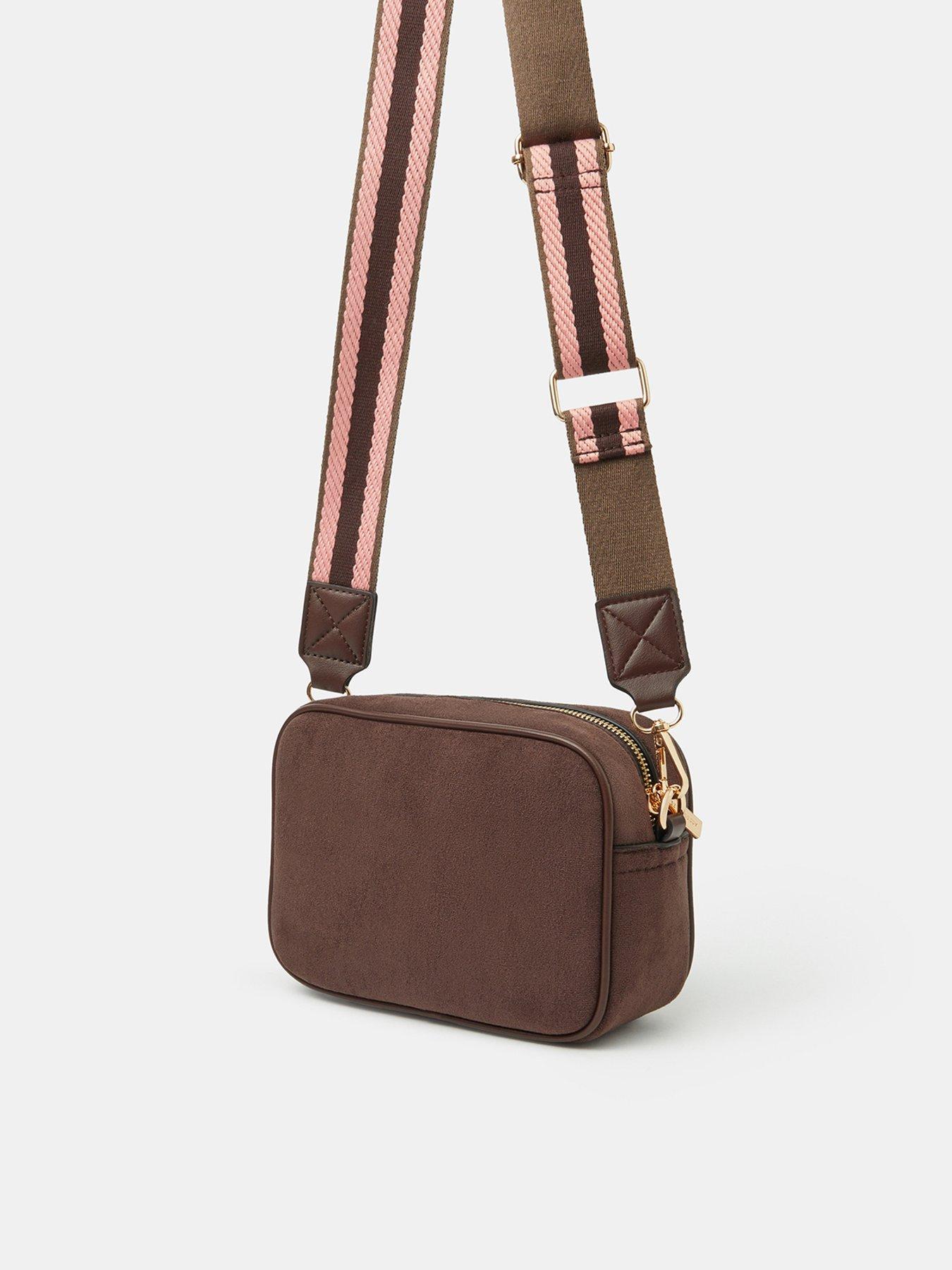 Image 3 of 5 of Accessorize Suedette Camera Crossbody