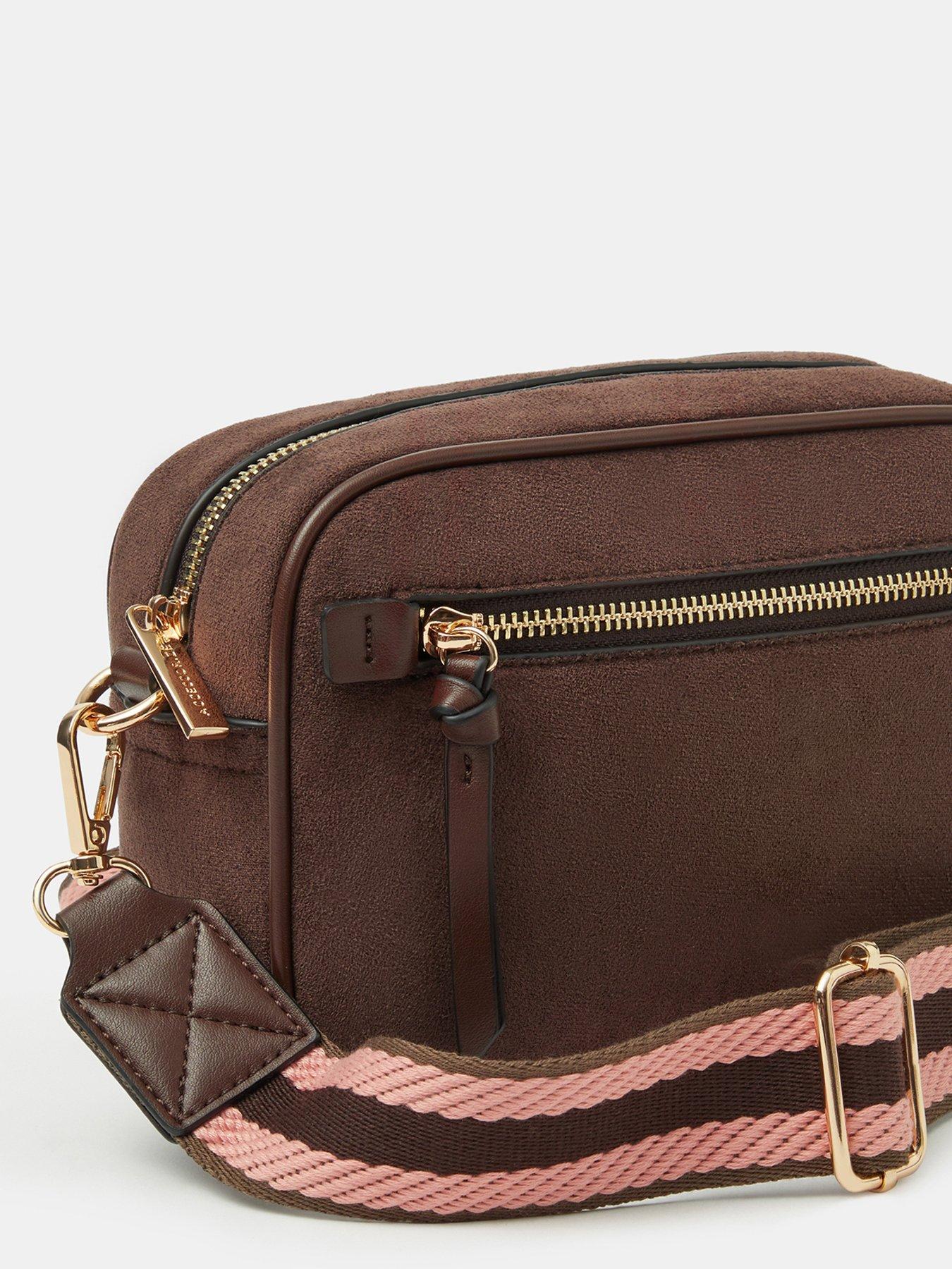 Image 4 of 5 of Accessorize Suedette Camera Crossbody