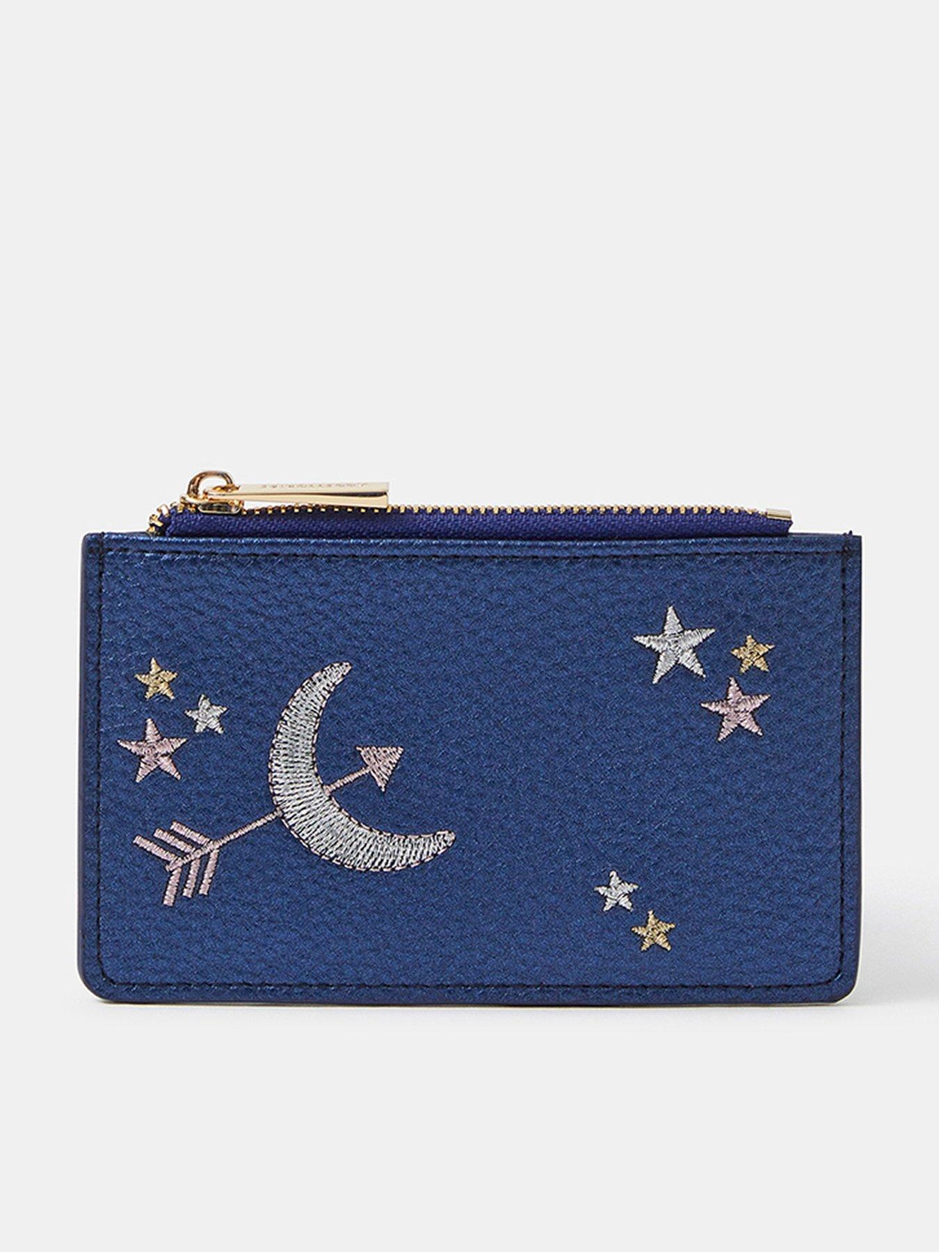 Accessorize Celestial Card Holder - Blue