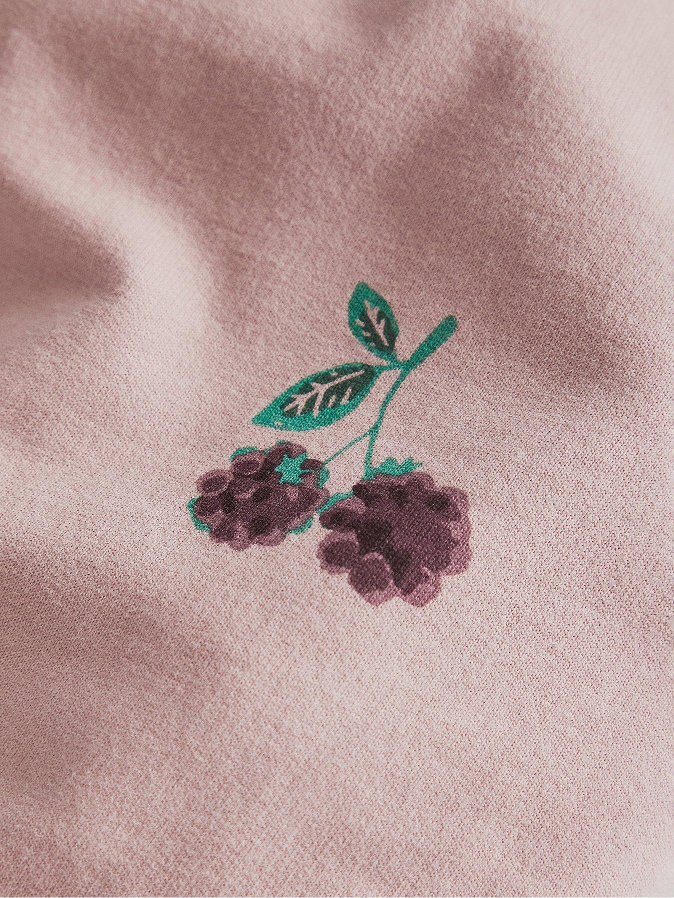 Image 4 of 4 of Mamas & Papas Baby Girls Bramble Print Joggers - Pink