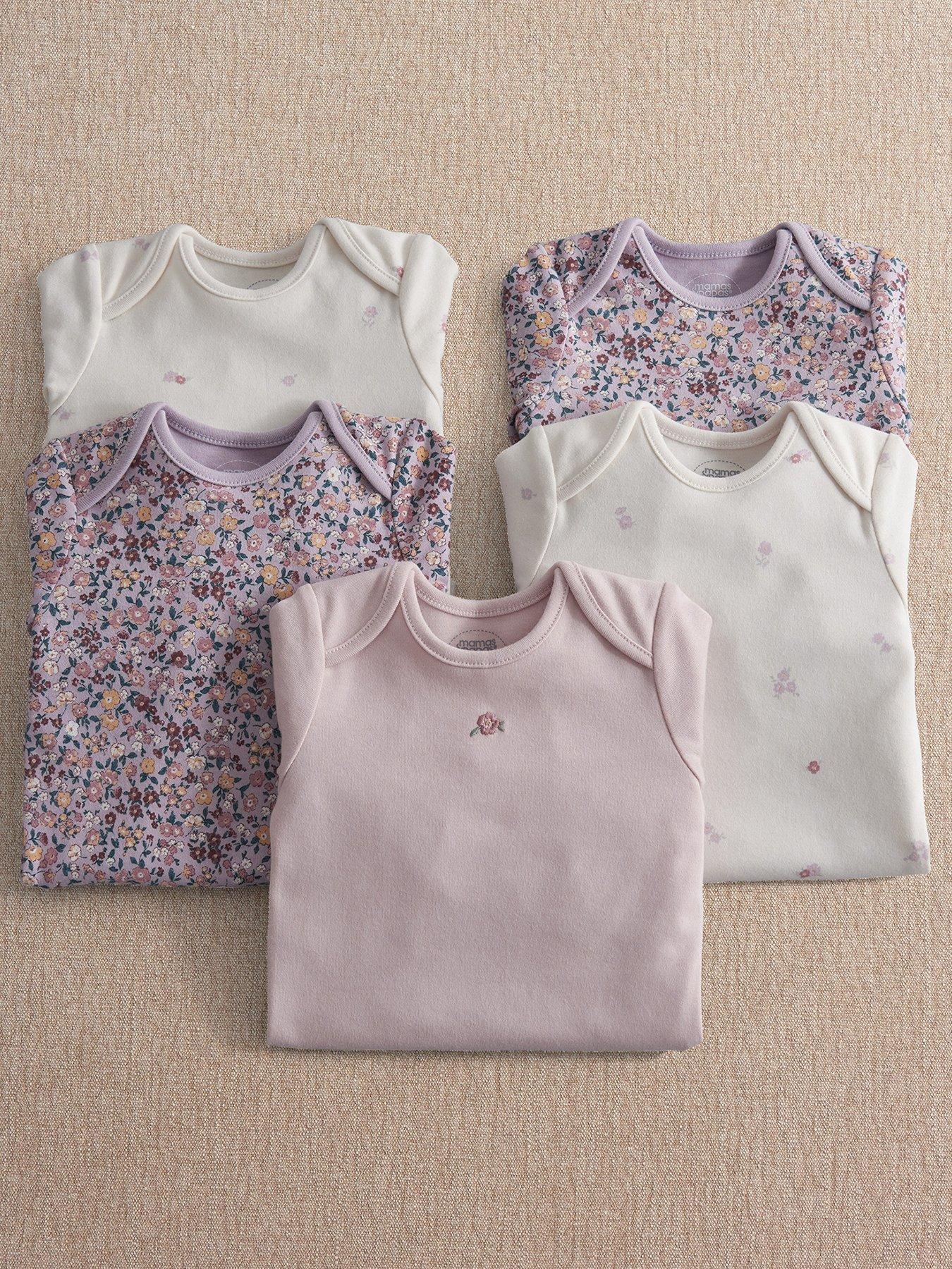 Mamas & Papas - Baby Girls - Bodysuits - Tiny Baby - Floral - Image 2