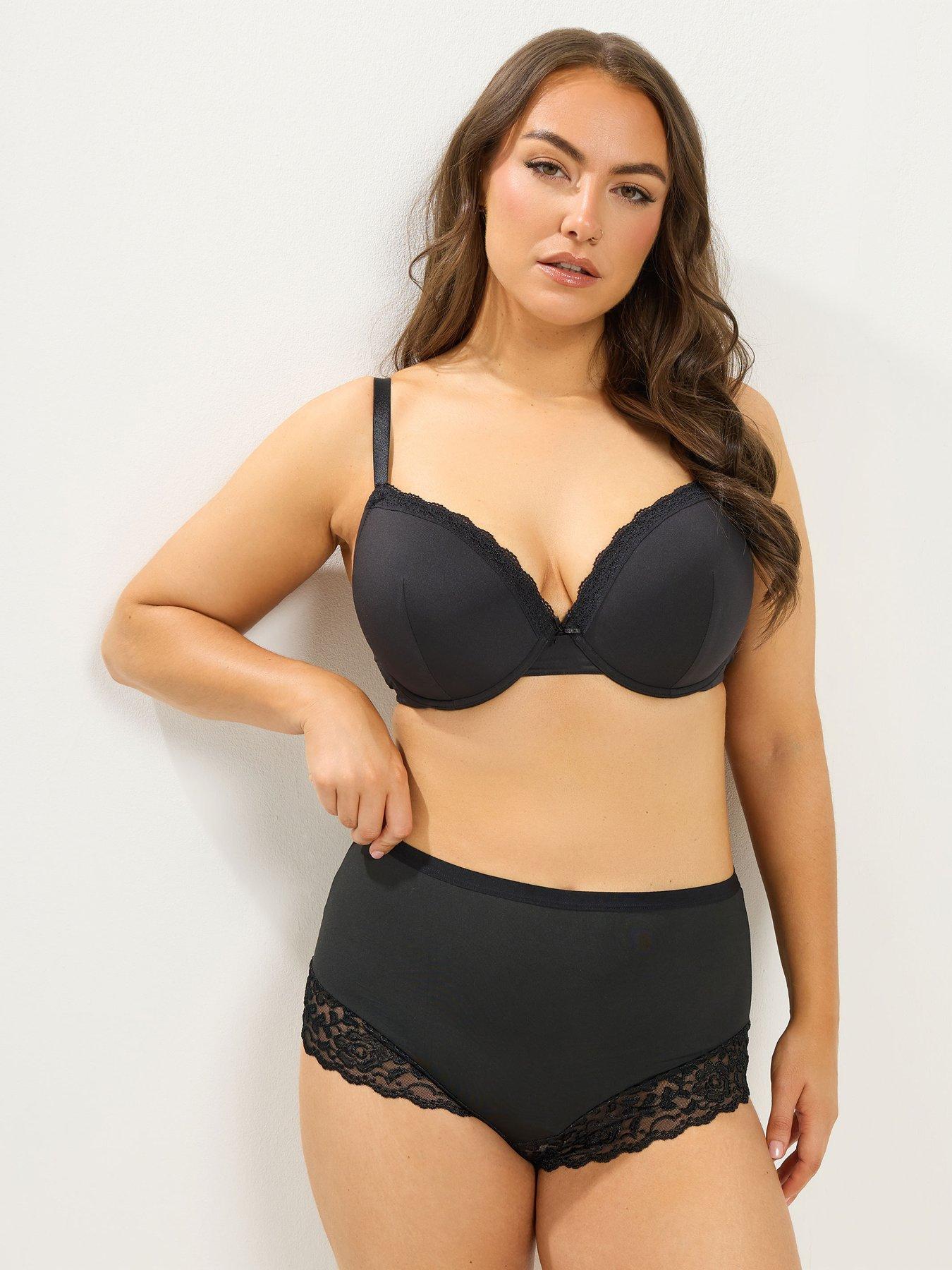 Image 4 of 4 of Yours Curve 3 Pack T-shirt Underwire Bra