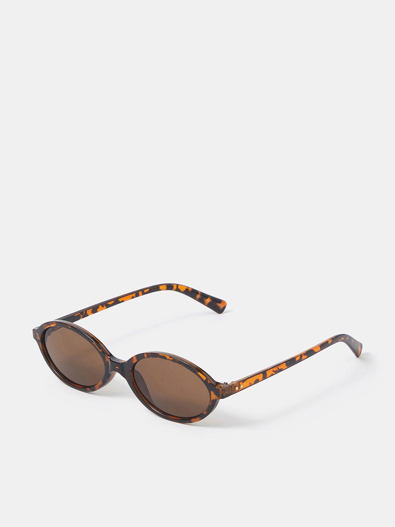 Accessorize Tort Oval Sunglasses