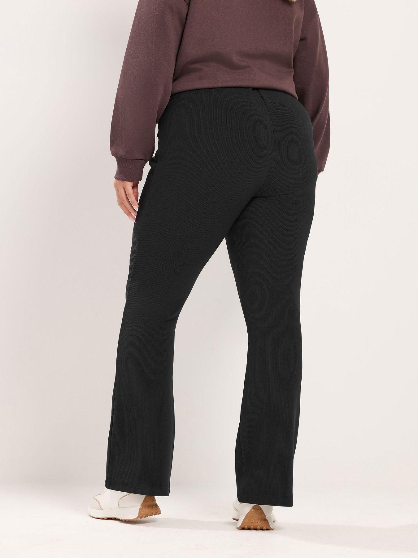 Image 2 of 4 of Yours Curve Flare Legging - Black