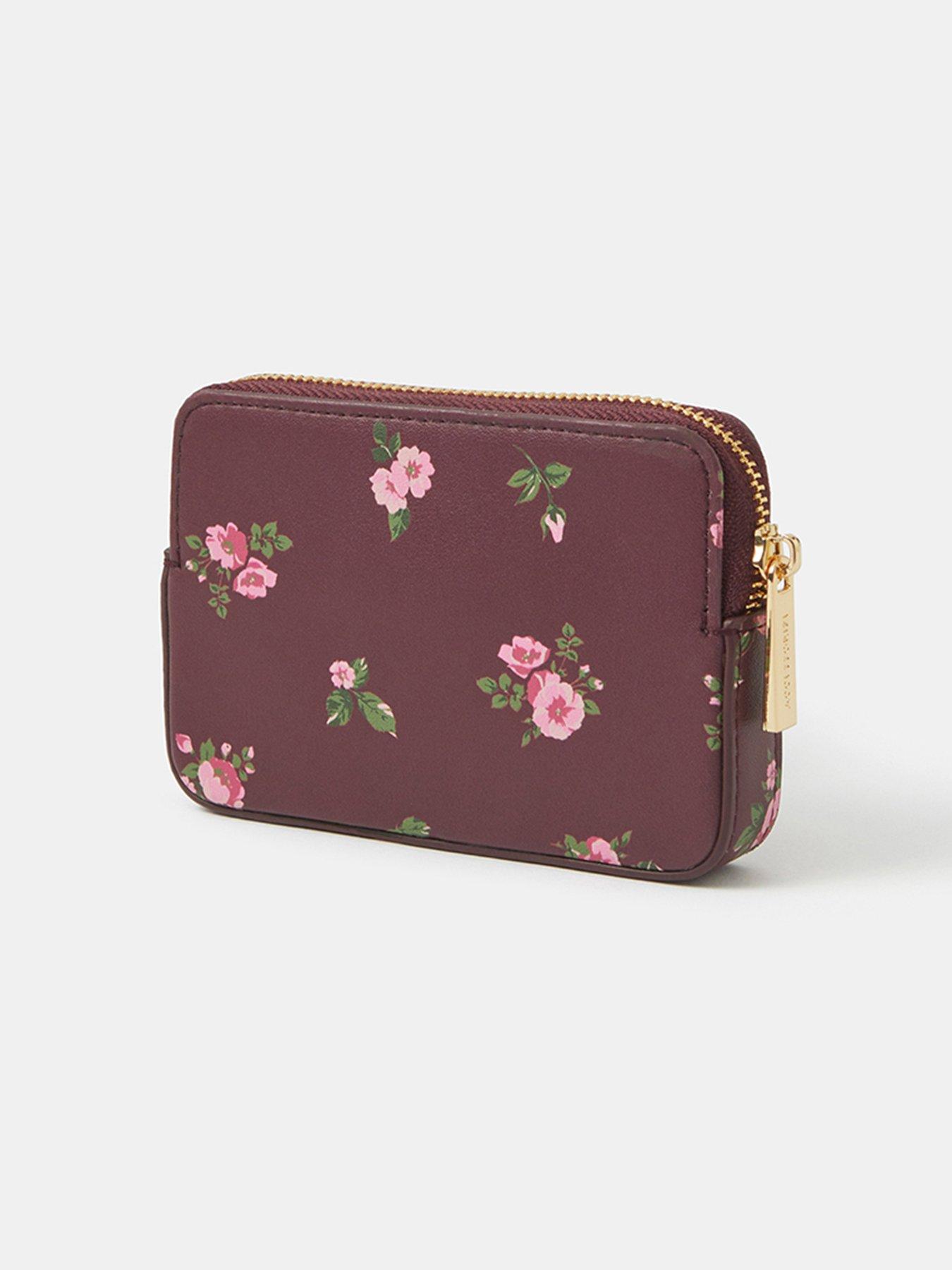 Image 2 of 3 of Accessorize Ditsy Floral Box Coin Purse