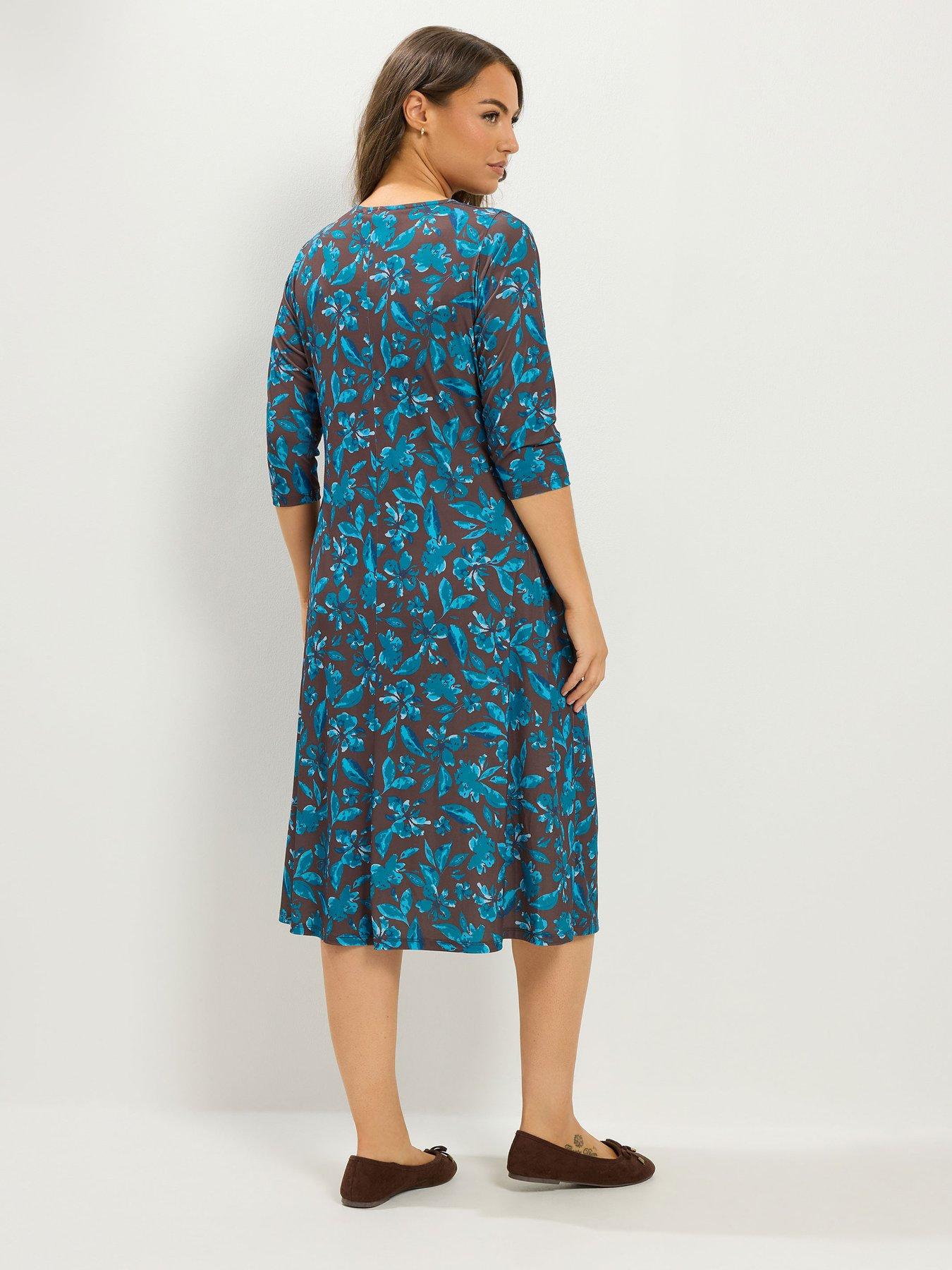Image 2 of 4 of Yours Curve Ity Twist Front Midi Dress