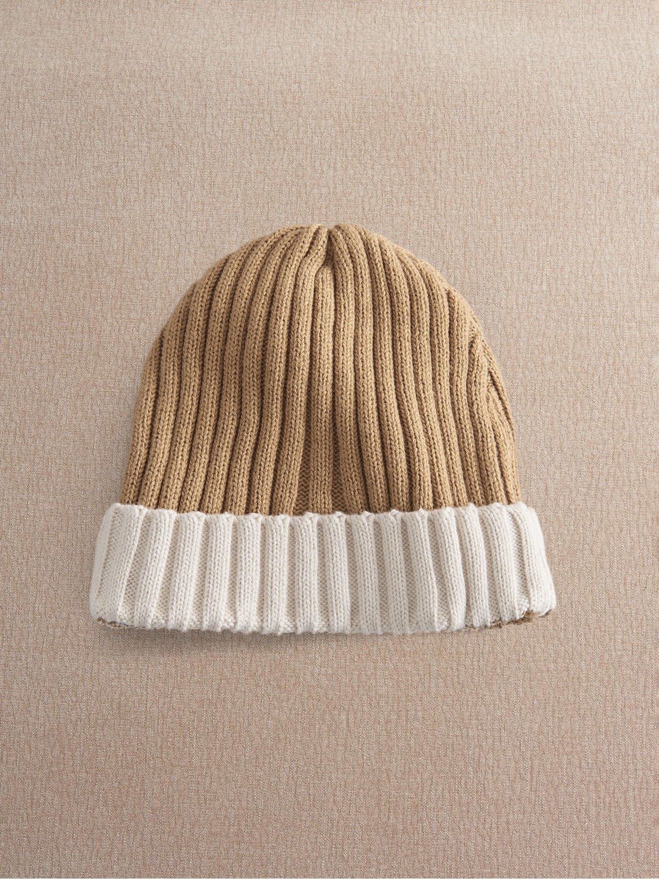 Image 3 of 6 of Mamas & Papas Baby Boys Born Wild Knitted Beanie - Brown