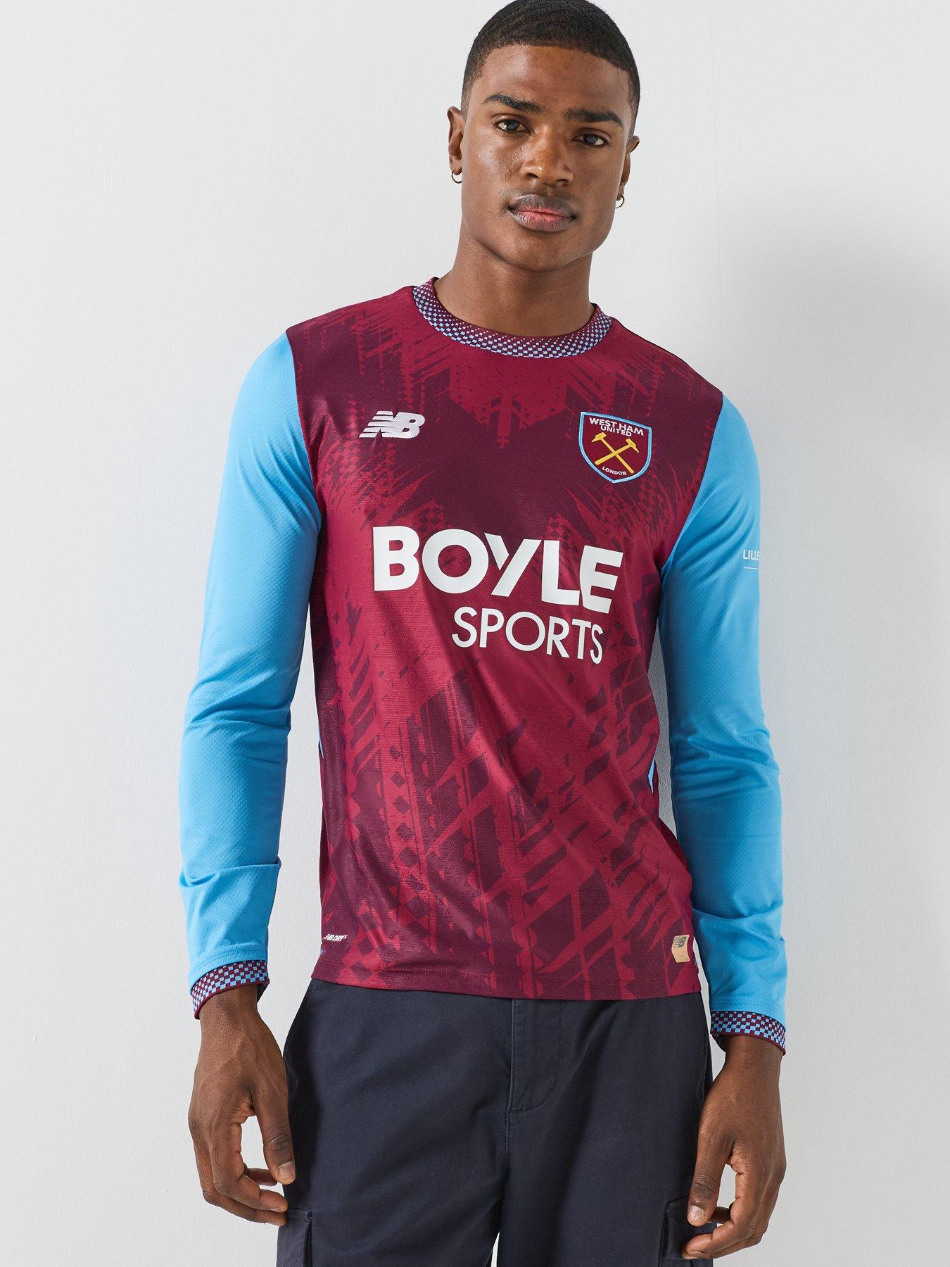 Image 4 of 6 of New Balance Mens West Ham United 26/27 Home Long Sleeve Replica Shirt - Claret