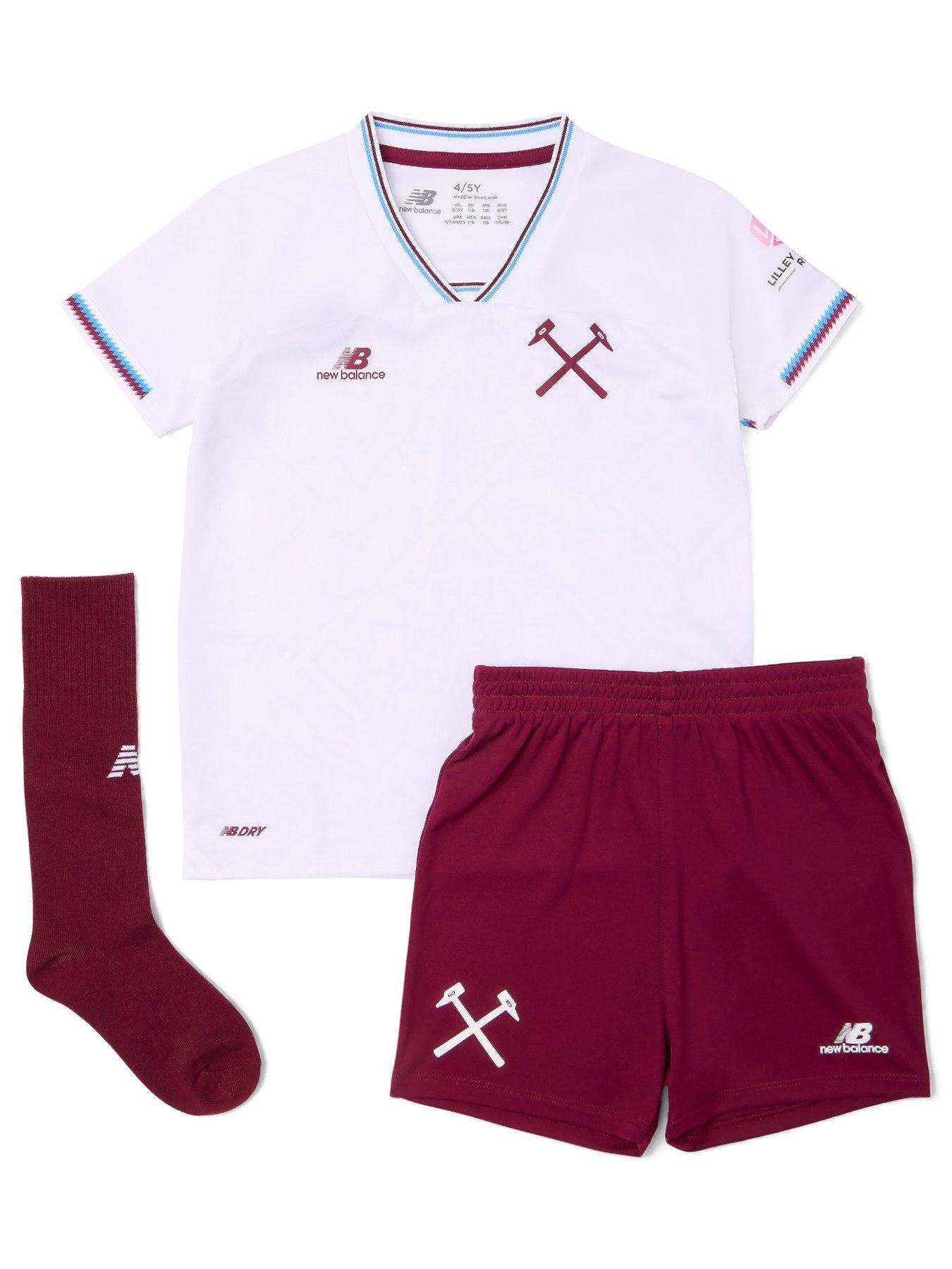 Image 1 of 3 of New Balance Unisex Infant West Ham United 26/27 3-Piece Away Full Kit - White