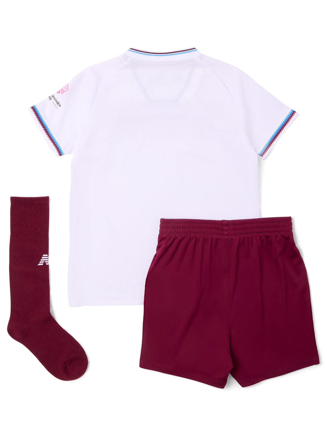 Image 2 of 3 of New Balance Unisex Infant West Ham United 26/27 3-Piece Away Full Kit - White
