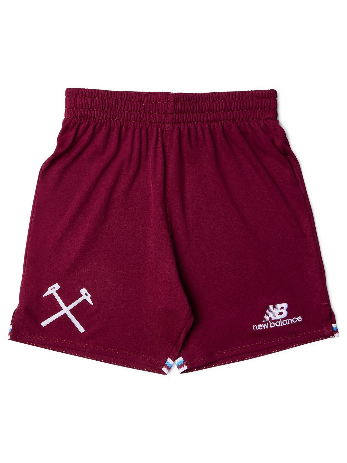 New Balance Junior West Ham United 26/27 Away Shorts - Claret
