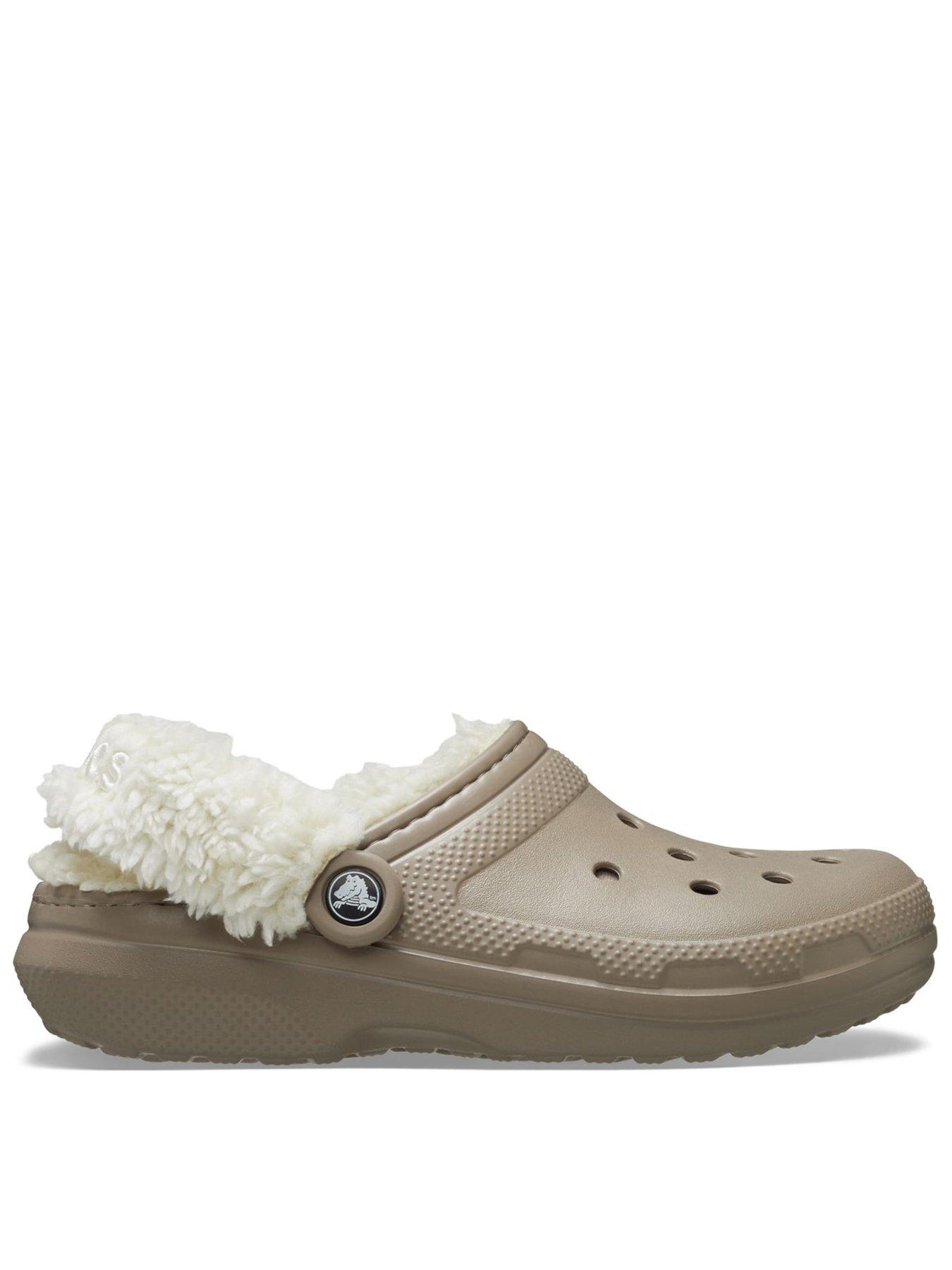 Crocs Classic Fleece Lined Clog - Mushroom