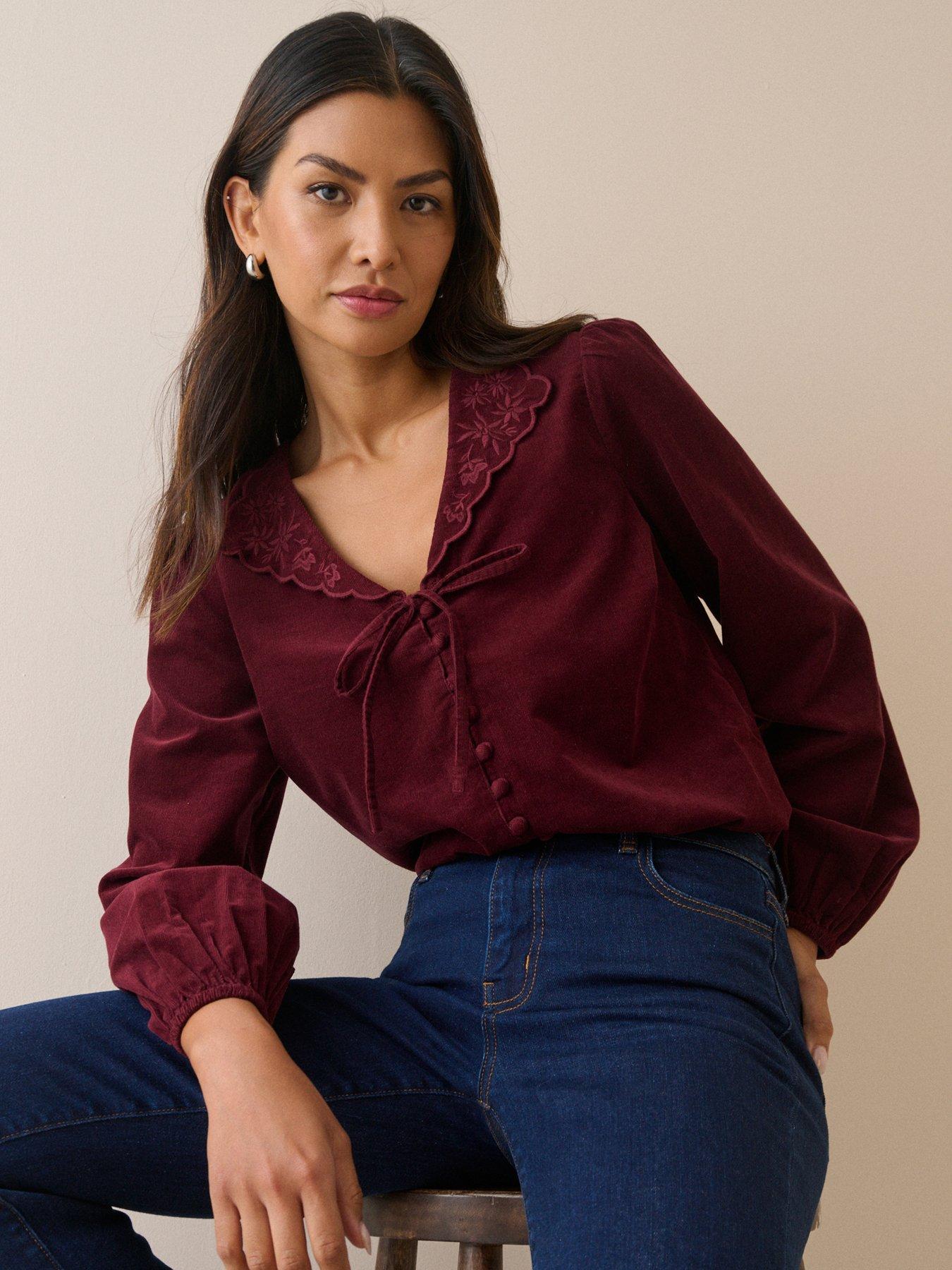 Image 5 of 5 of Nobodys Child Isla Blouse Cord