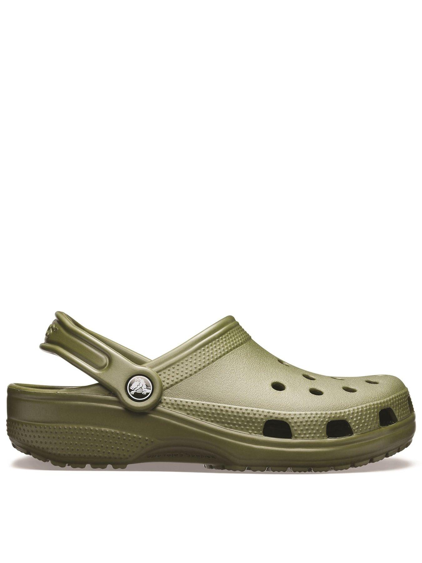 Crocs Men's Green Classic Clog Size 8 - Image 9