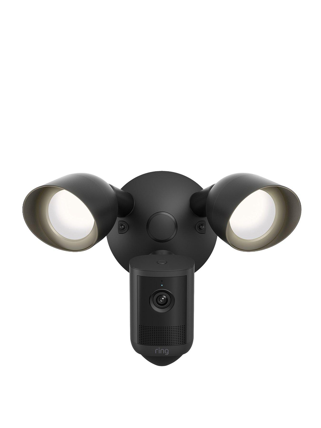 Image 1 of 7 of RING Floodlight Cam (Newest Gen) - Wired- Retinal 2k Security Camera- Black