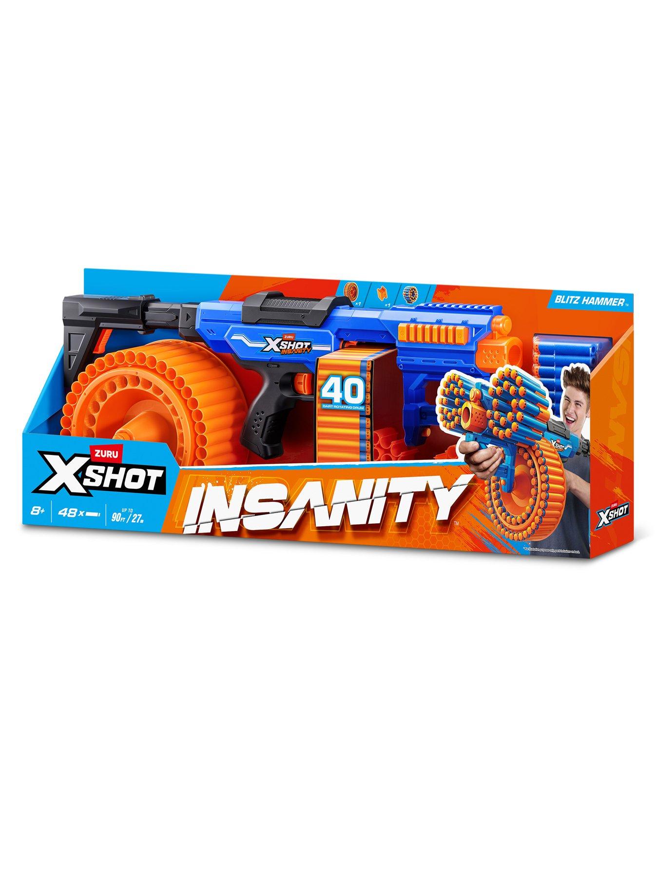 Image 6 of 6 of X Shot Xshot Lk - Insanity Blitz Hammer(48 Darts) Open Box