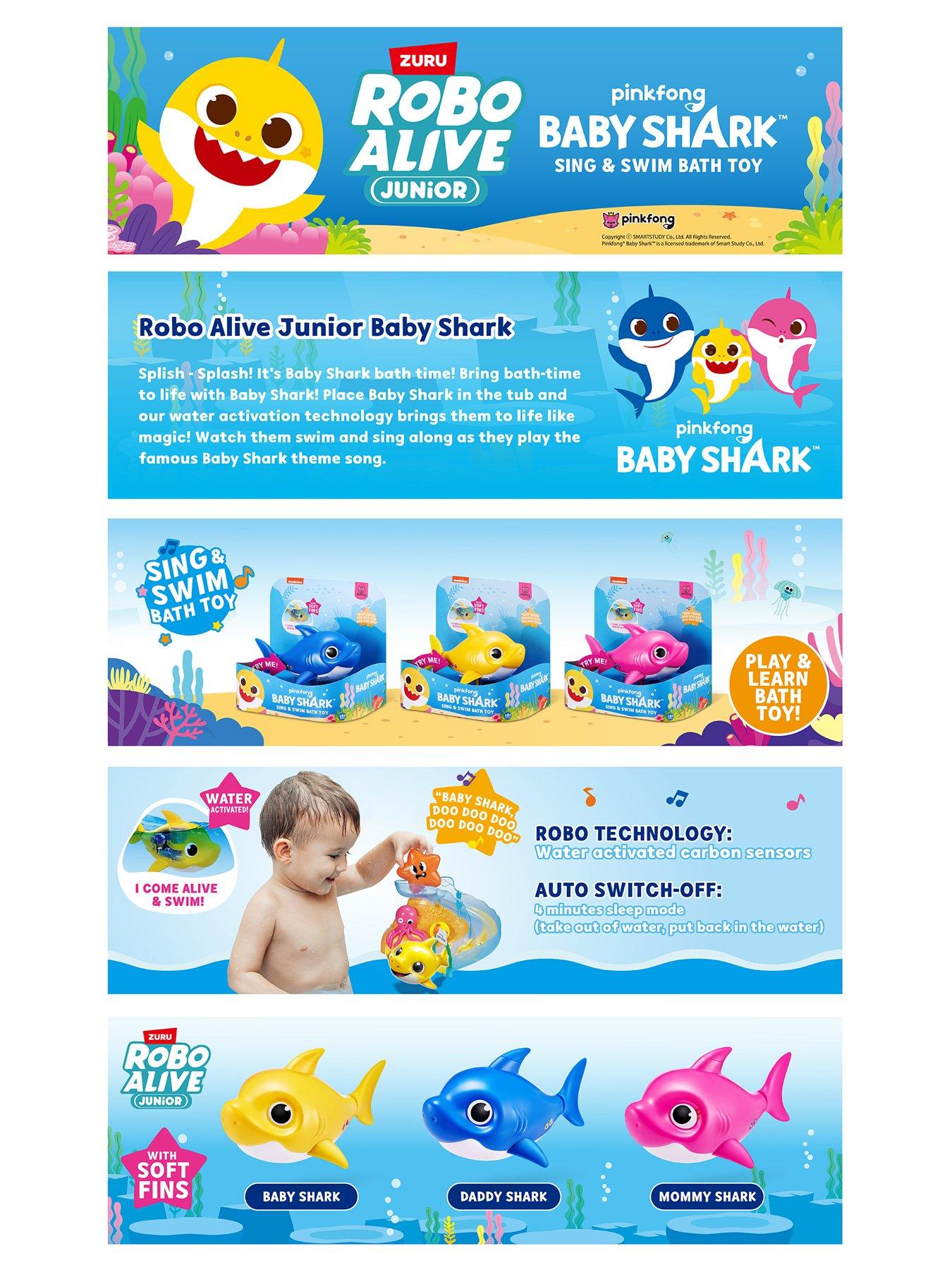 Image 2 of 7 of Robo Alive 2023 ROBOTIC-BABY SHARK S1BULK - Twin pack