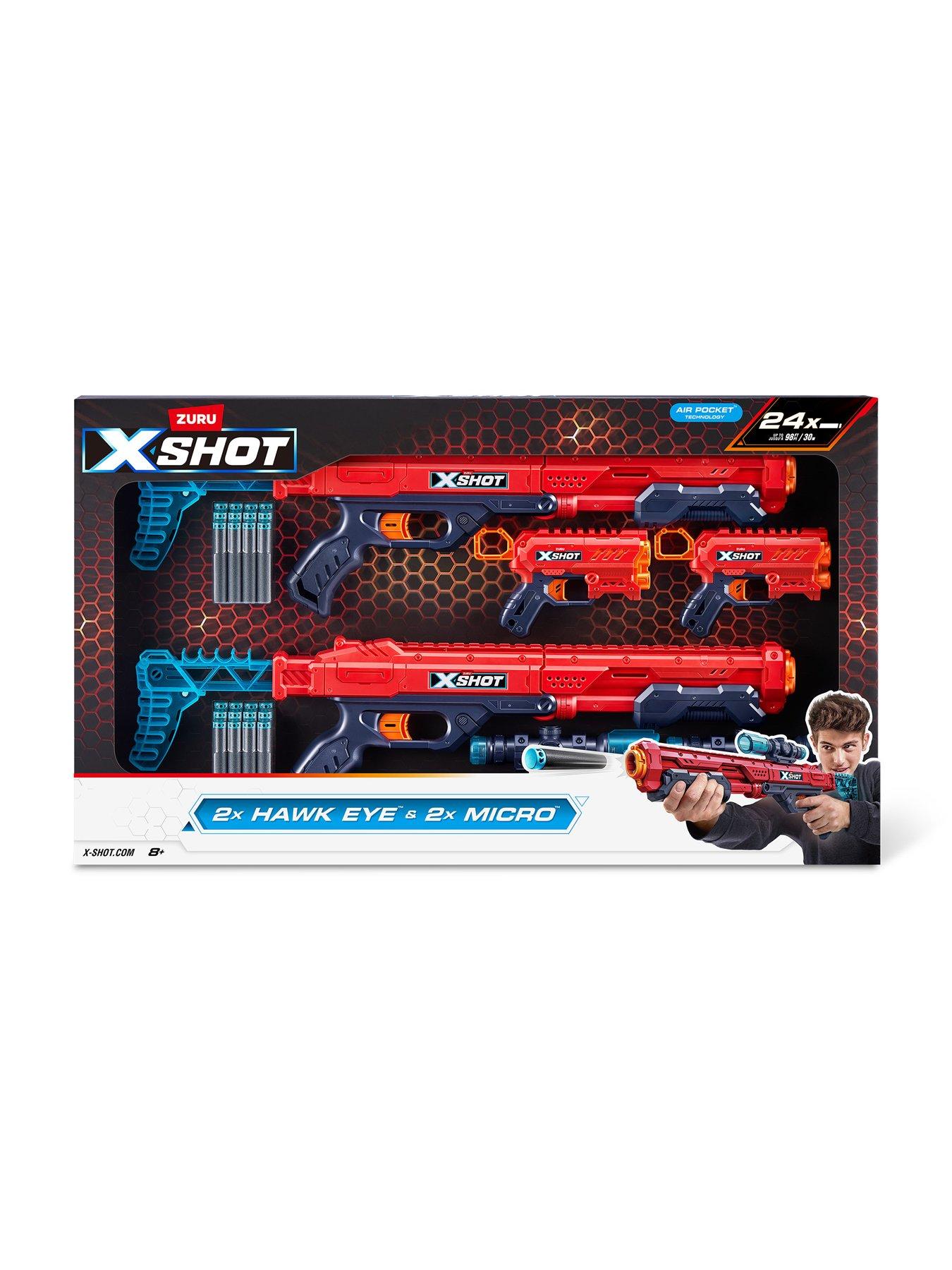 Image 2 of 5 of X Shot Xshot Combo Two Hawk Eye &amp; Two Micro 2.0 (24 Darts)
