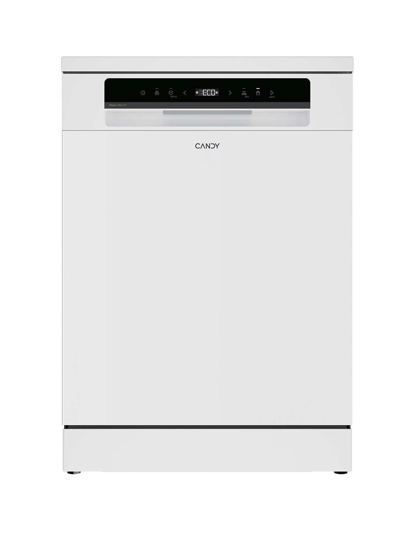 Image 1 of 7 of Candy Rapid&ograve; CFP 4D9F0W-80 Freestanding Fullsize 14-Place Rapido -&nbsp;White