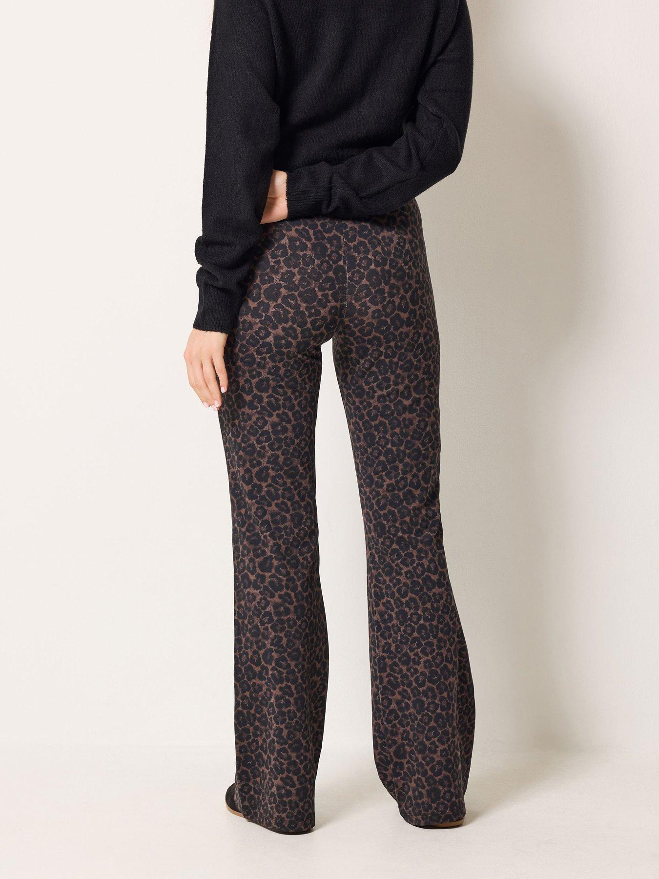 Image 2 of 4 of Long Tall Sally Leopard Legging 34" - Brown