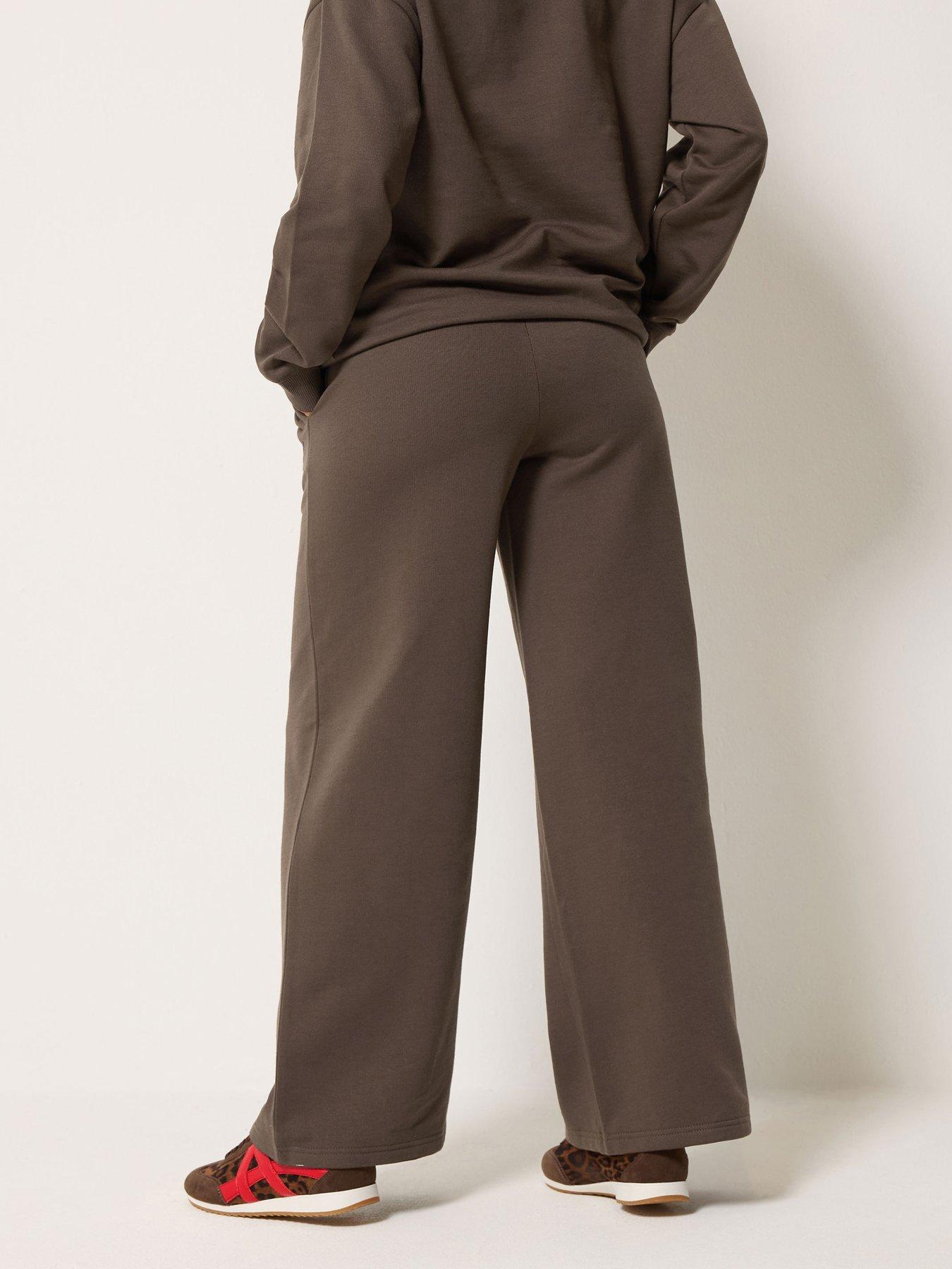 Image 2 of 4 of PixieGirl Petite Wide Leg Jogger - Brown