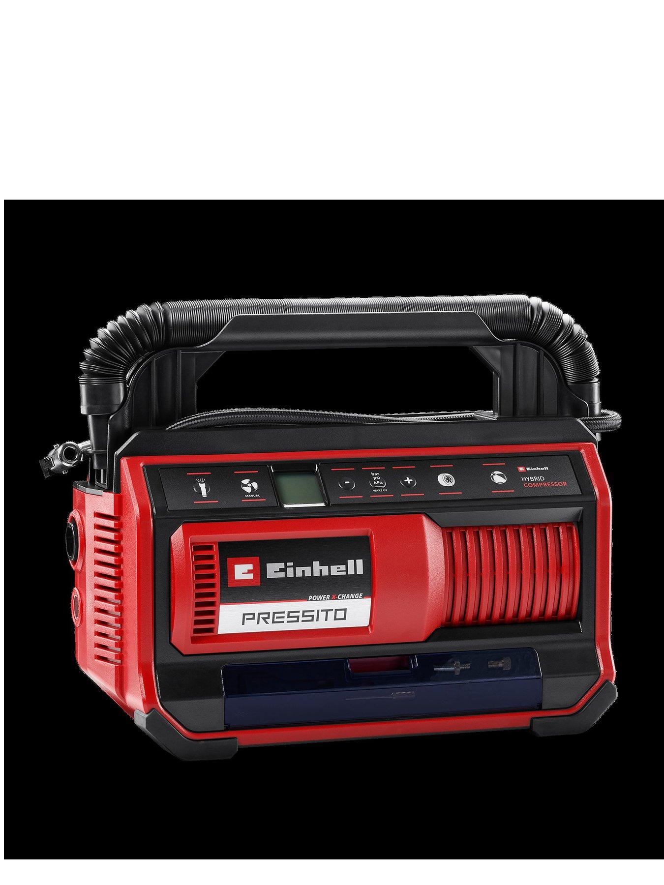 Einhell PXC 18V Hybrid Compressor (mains & battery powered), Body Only