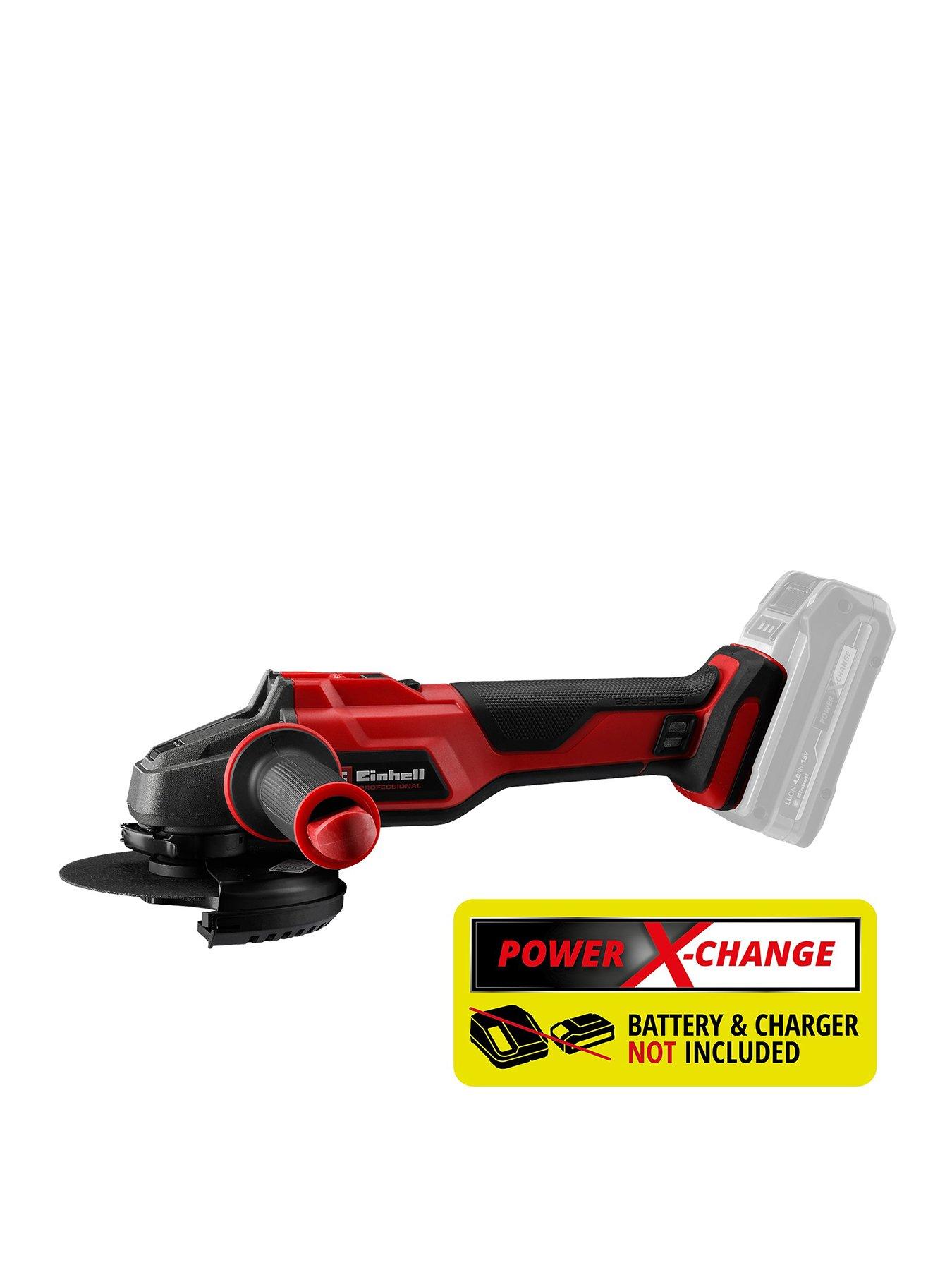 Einhell PXC 18V 115mm Professional Brushless Angle Grinder, Body Only
