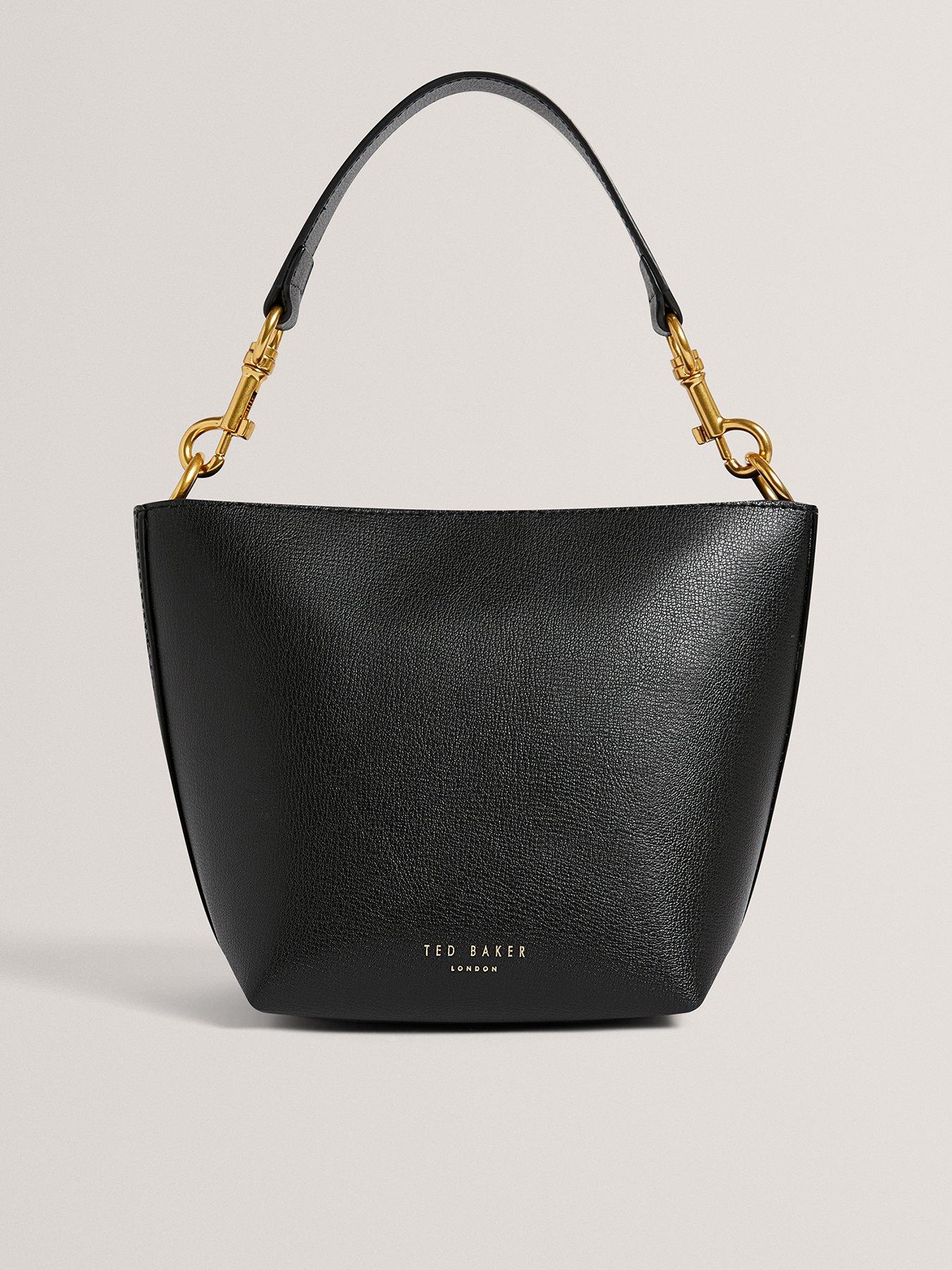 Ted Baker Small Textured Bucket Bag - Black