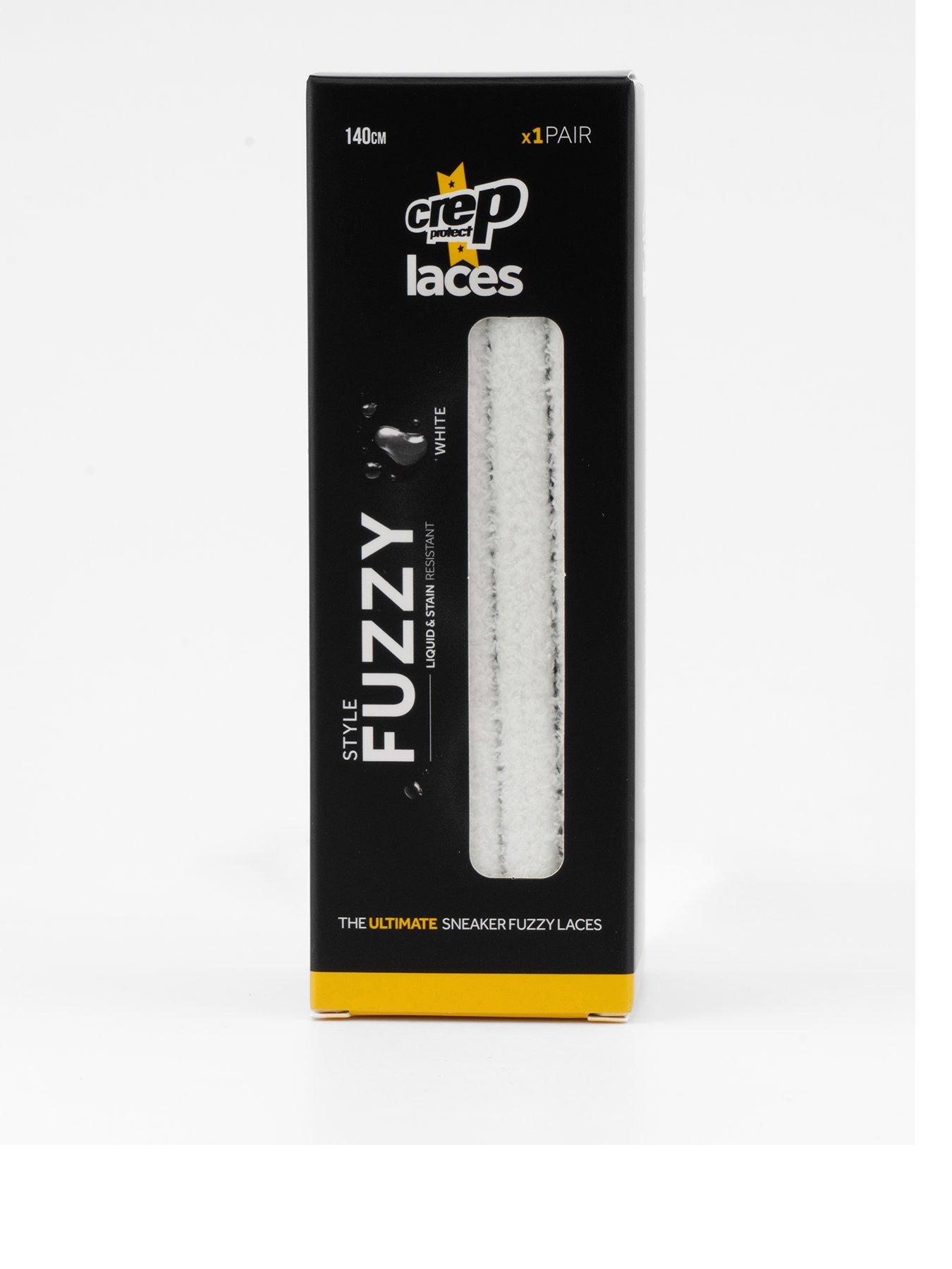 Image 1 of 5 of Crep Protect Fuzzy White Laces - White