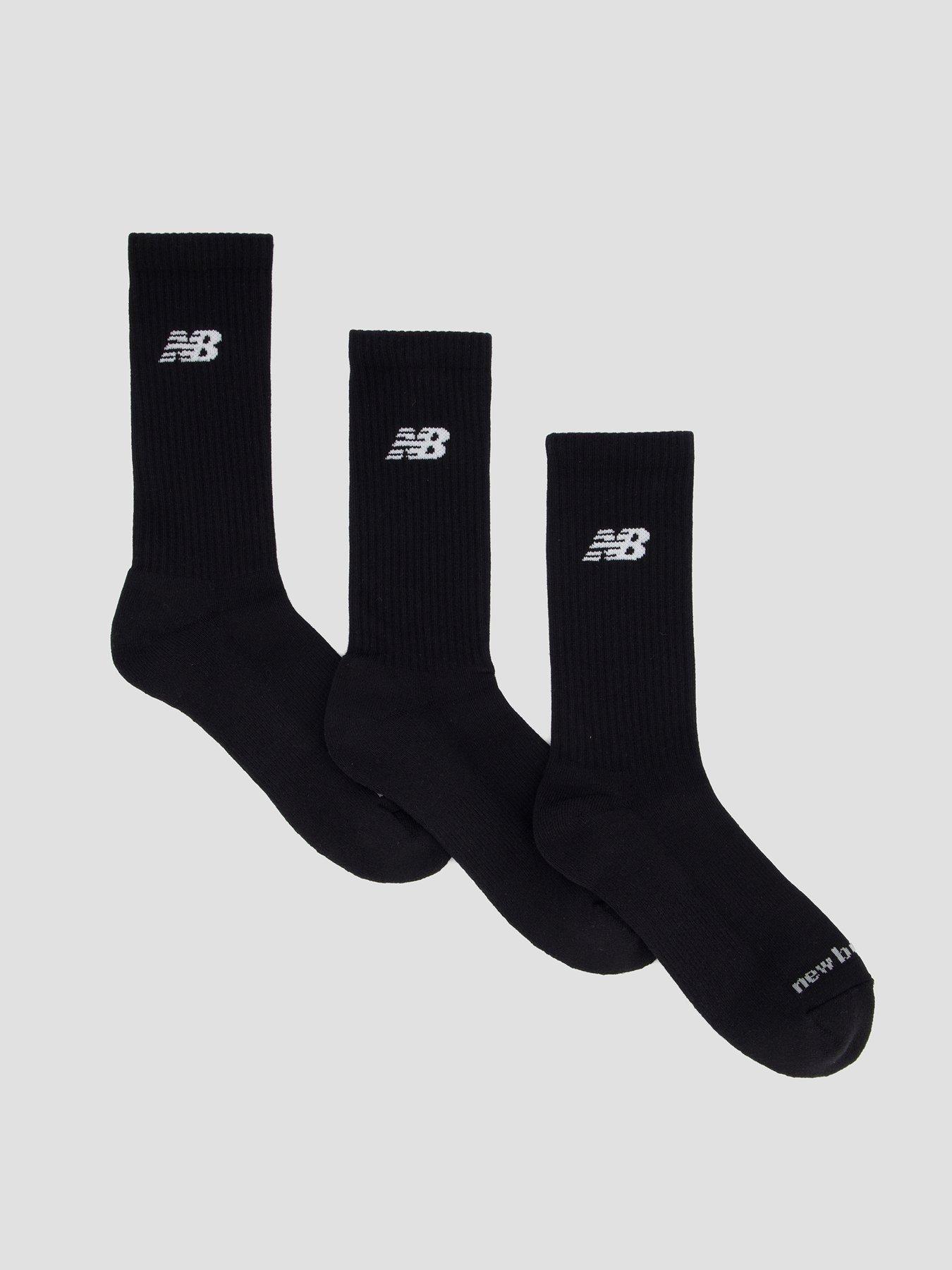 New Balance  Everyday Crew Socks 3-Pack Adults - Black - 9-11(L) - Image 6