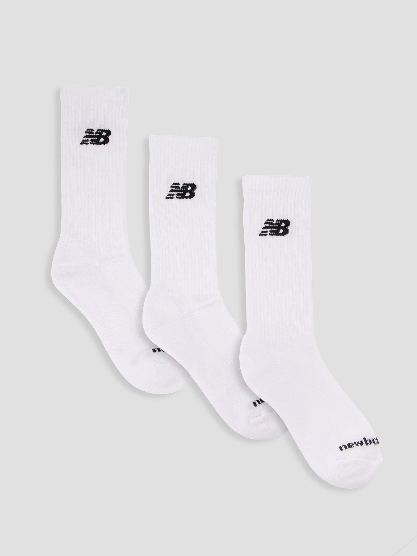 New Balance  Everyday Crew Socks 3-Pack Adults - White - 4.5-6.5(S) - Image 5