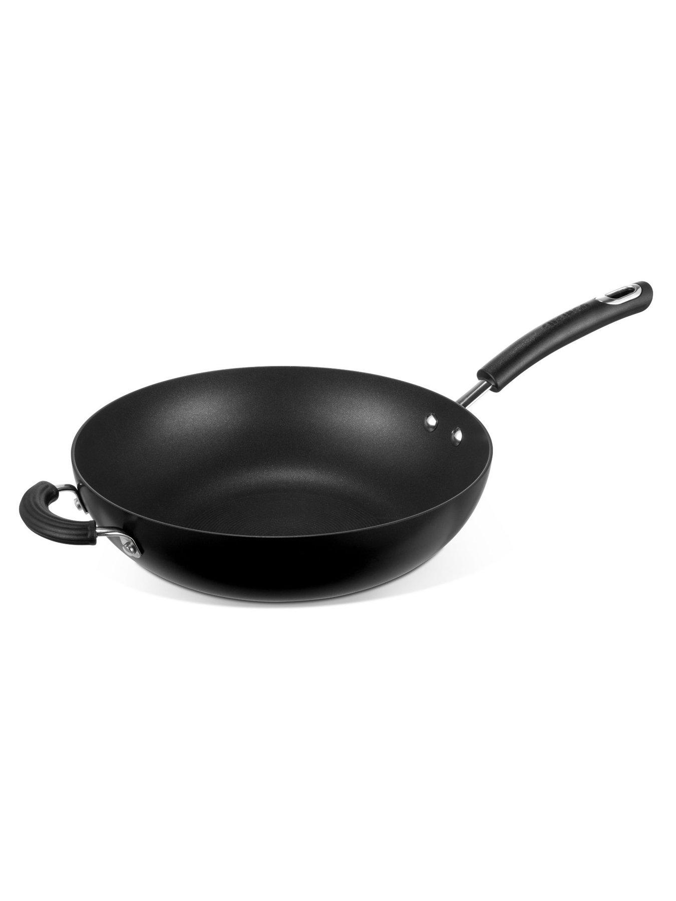 Circulon Circulon Total Hard Anodised Stirfry With Helper Handle, 30cm