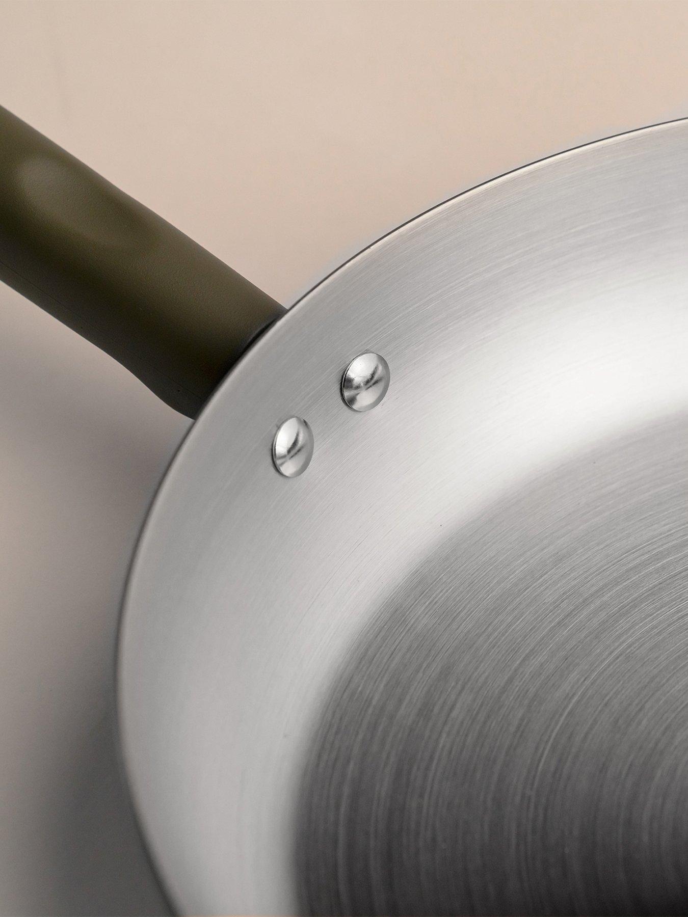 Image 4 of 5 of Prestige Stainless Edition - 2 Pc Frying Pan Set: 20cm , 28cm: Urban Olive