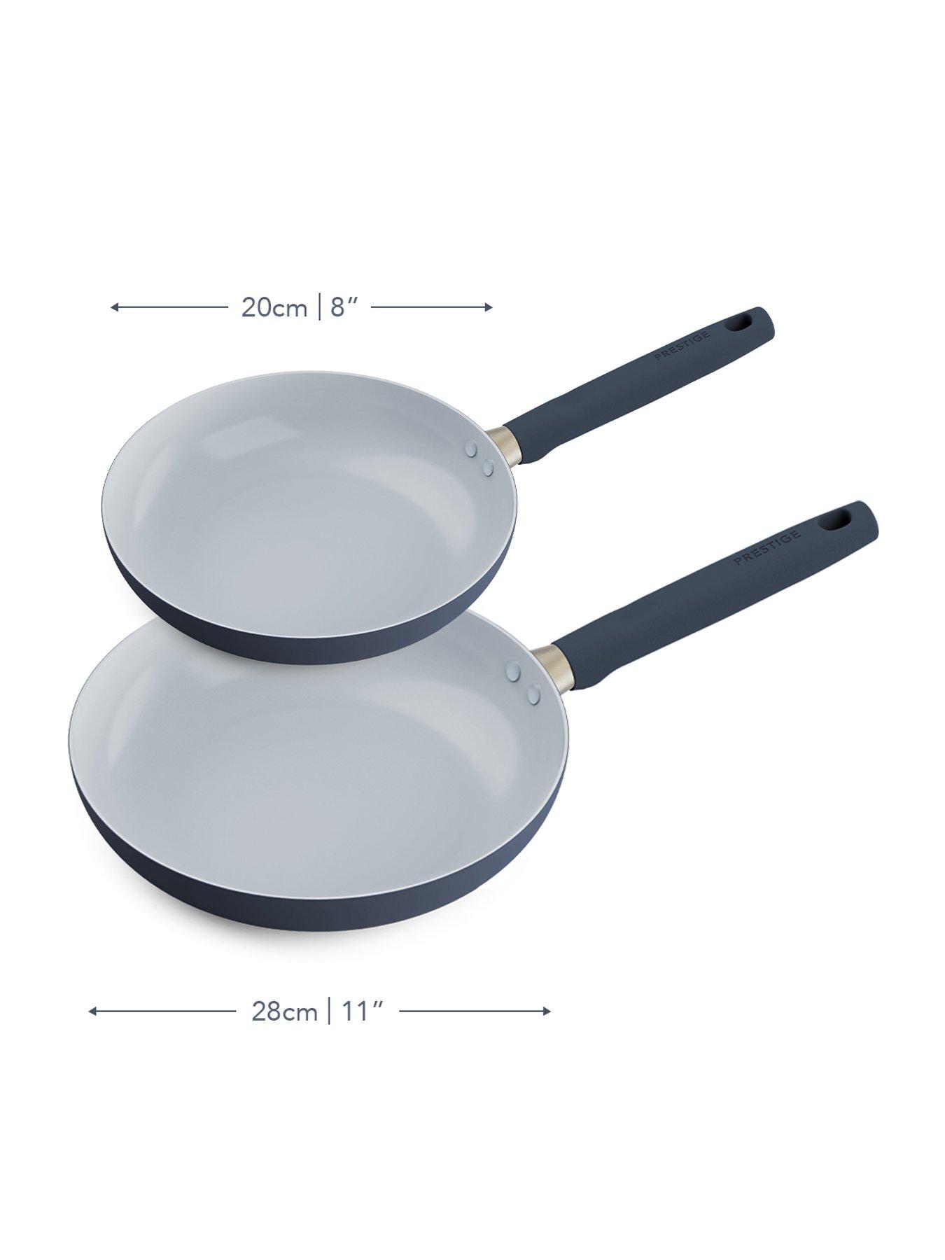 Image 2 of 5 of Prestige Ceramic Edition - 2 Pc Non-stick Frying Pan Set: 20cm , 28cm: French Navy