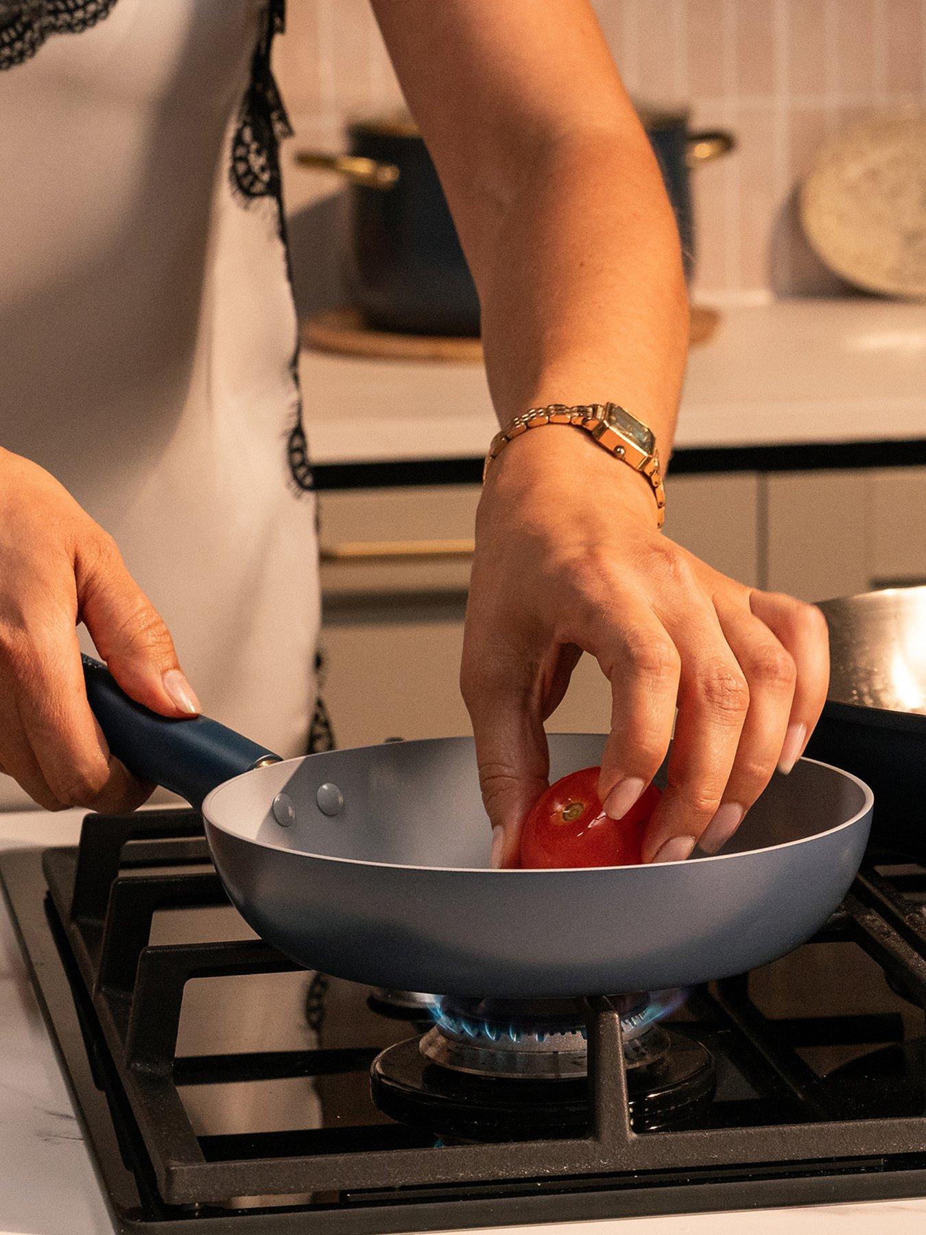 Image 4 of 5 of Prestige Ceramic Edition - 2 Pc Non-stick Frying Pan Set: 20cm , 28cm: French Navy
