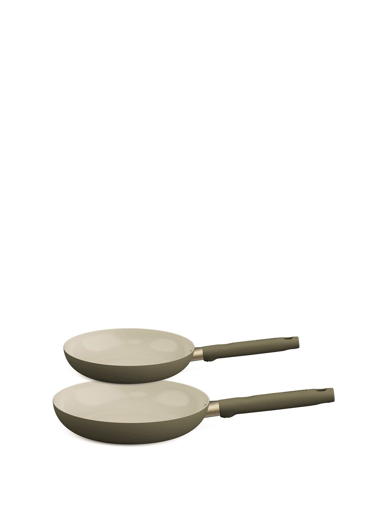 Image 1 of 5 of Prestige Ceramic Edition - 2 Pc Non-stick Frying Pan Set: 20cm , 28cm: Urban Olive