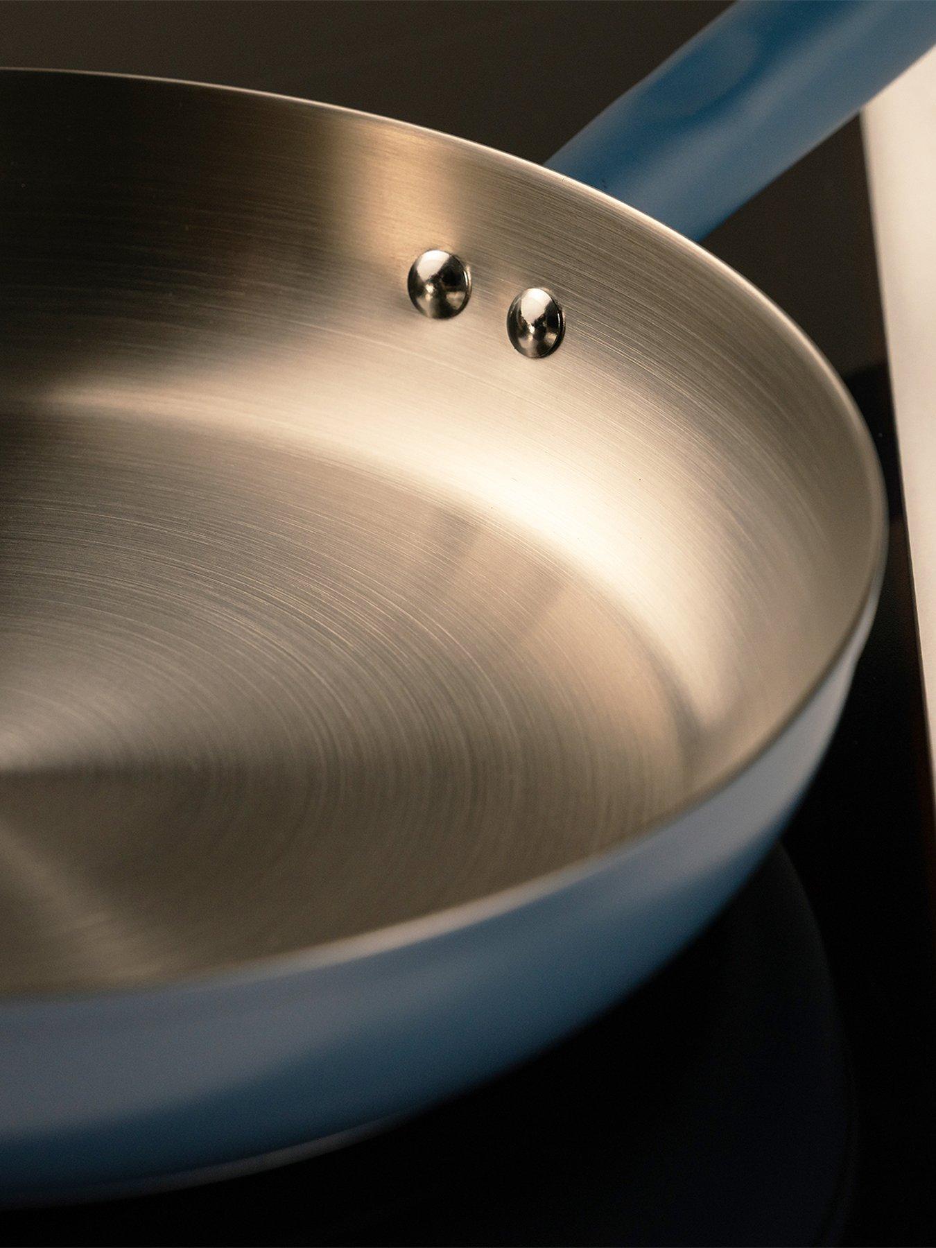Image 4 of 5 of Prestige Stainless Edition - 2 Pc Frying Pan Set: 20cm , 28cm: French Navy