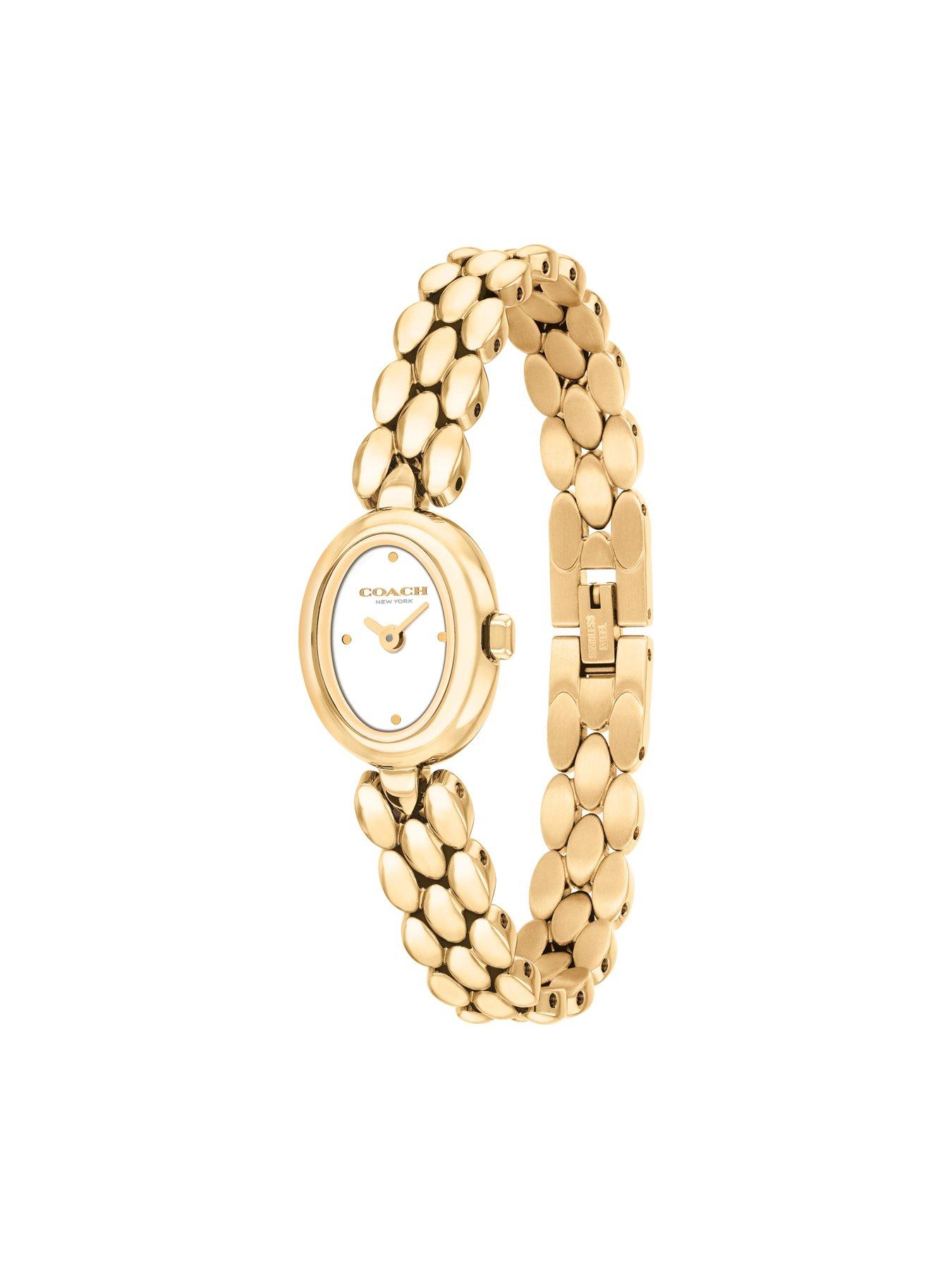 Image 2 of 6 of COACH Ladies Sammy Gold Plated 18mm Bracelet Watch