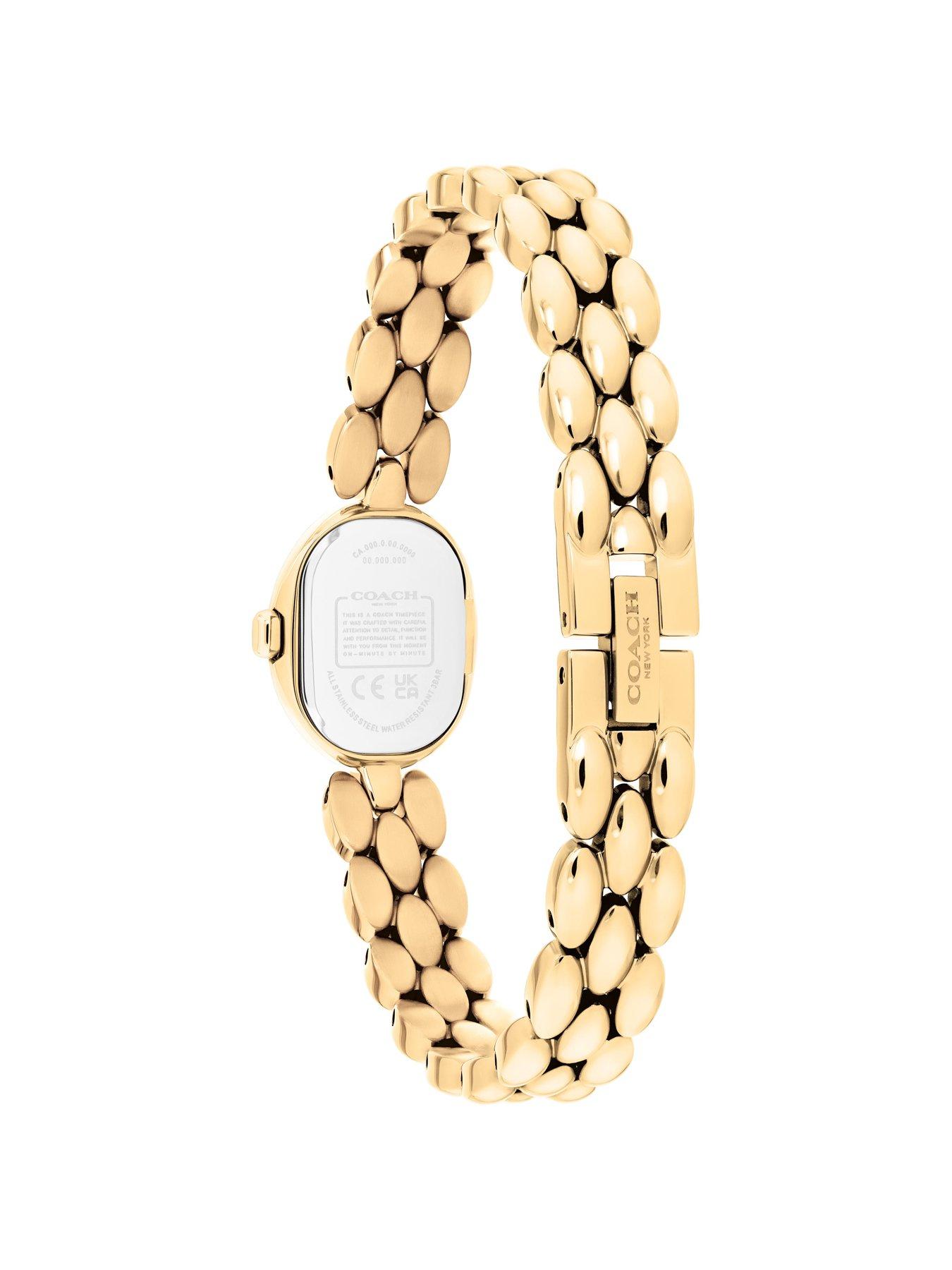 Image 3 of 6 of COACH Ladies Sammy Gold Plated 18mm Bracelet Watch