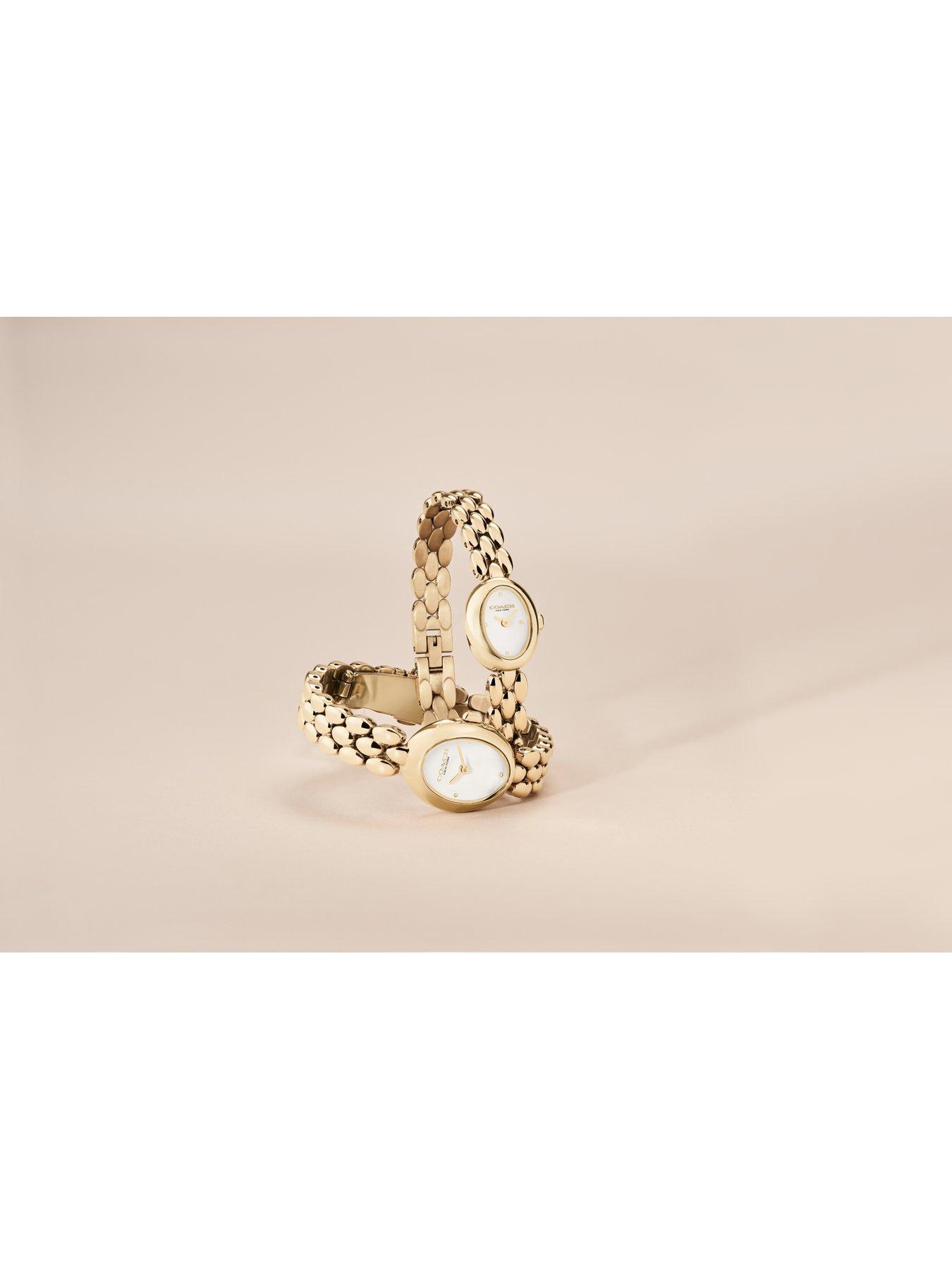 Image 4 of 6 of COACH Ladies Sammy Gold Plated 18mm Bracelet Watch