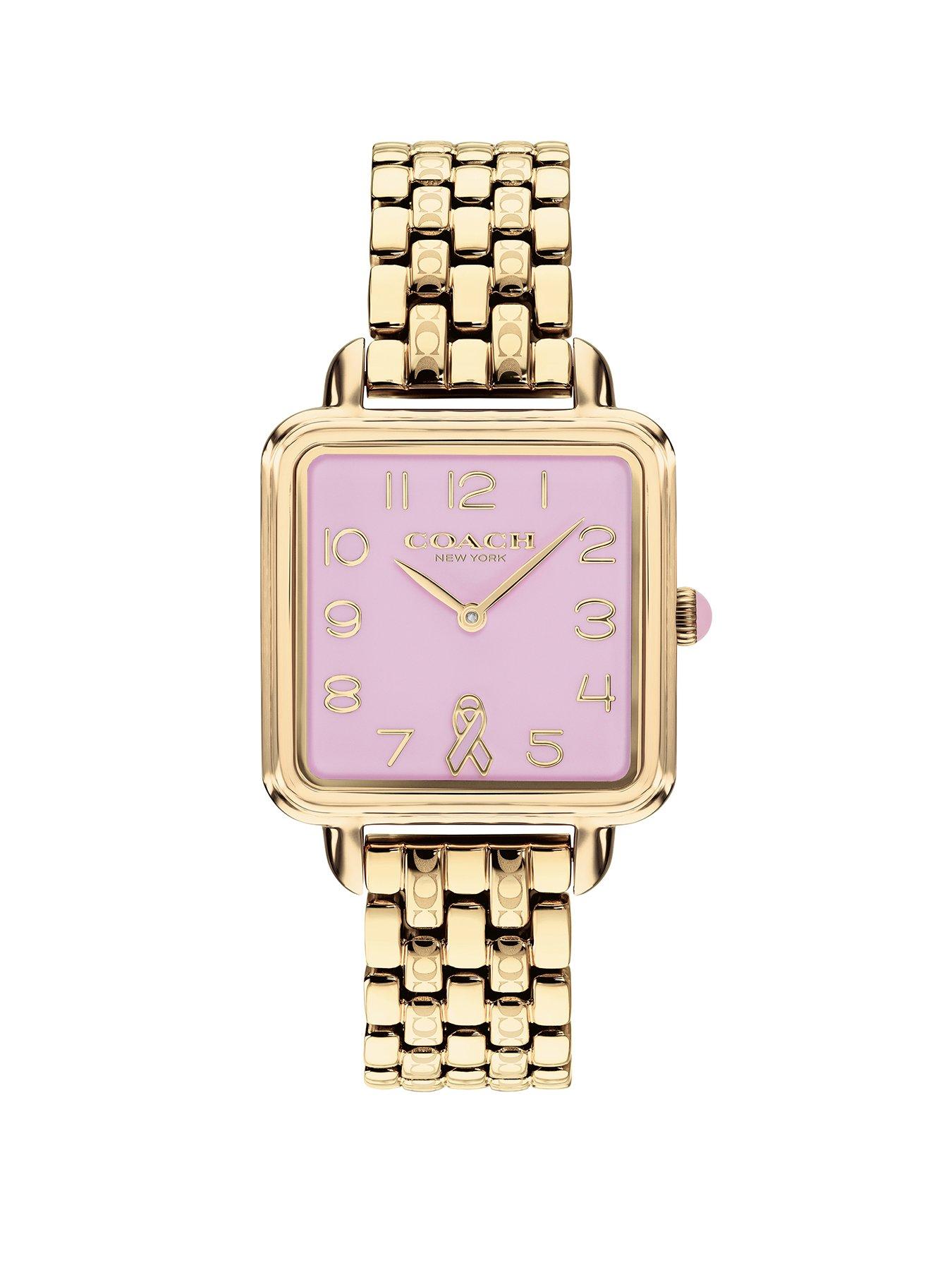Image 1 of 4 of COACH Square Dial Three Link Watch