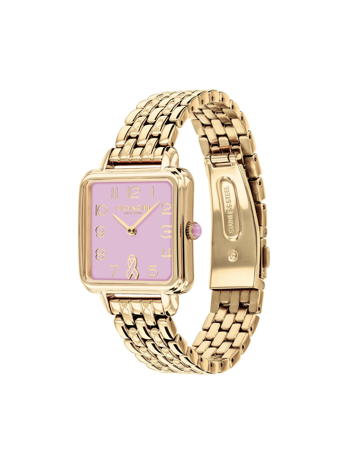 Image 2 of 4 of COACH Square Dial Three Link Watch
