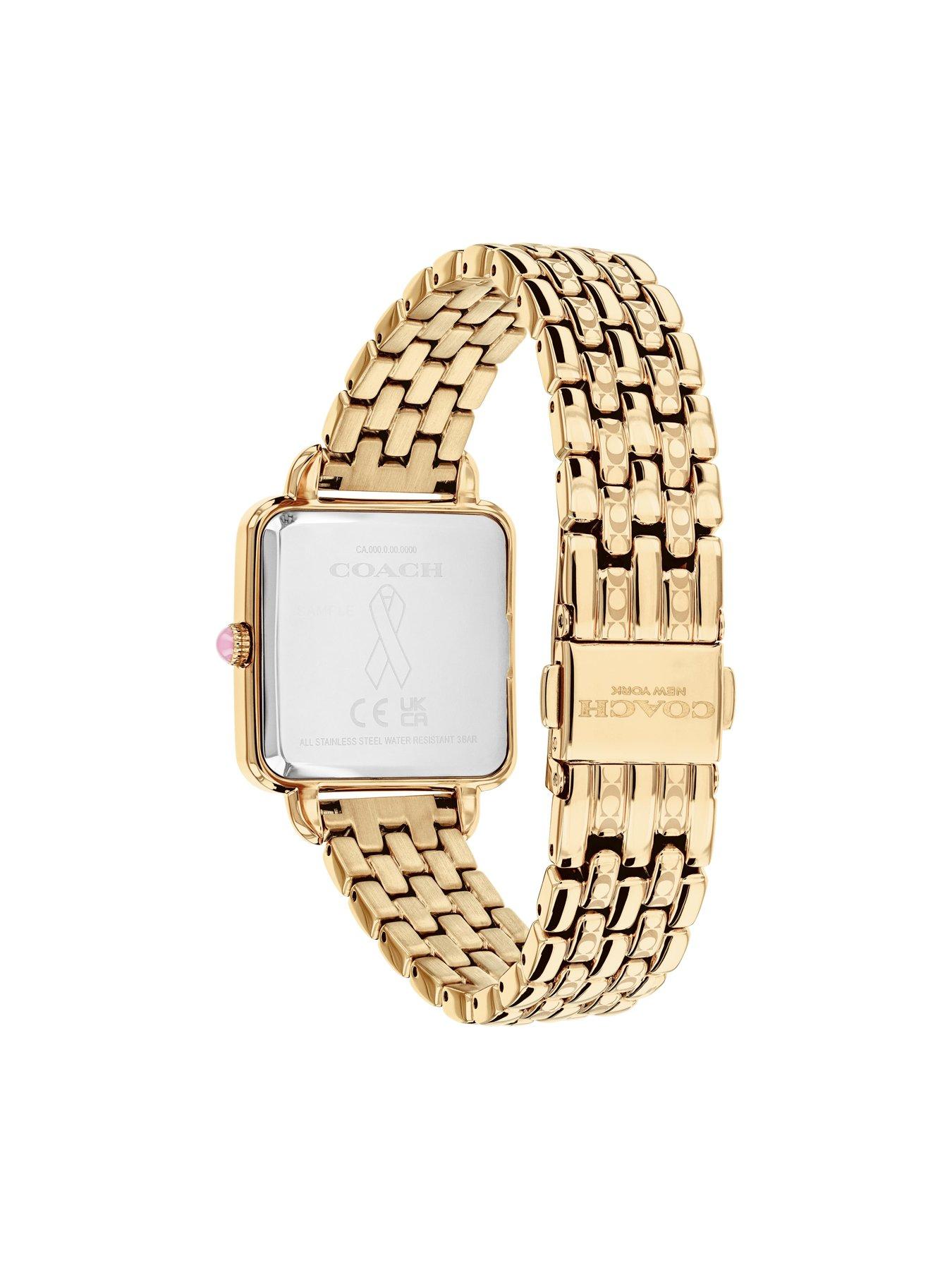 Image 3 of 4 of COACH Square Dial Three Link Watch