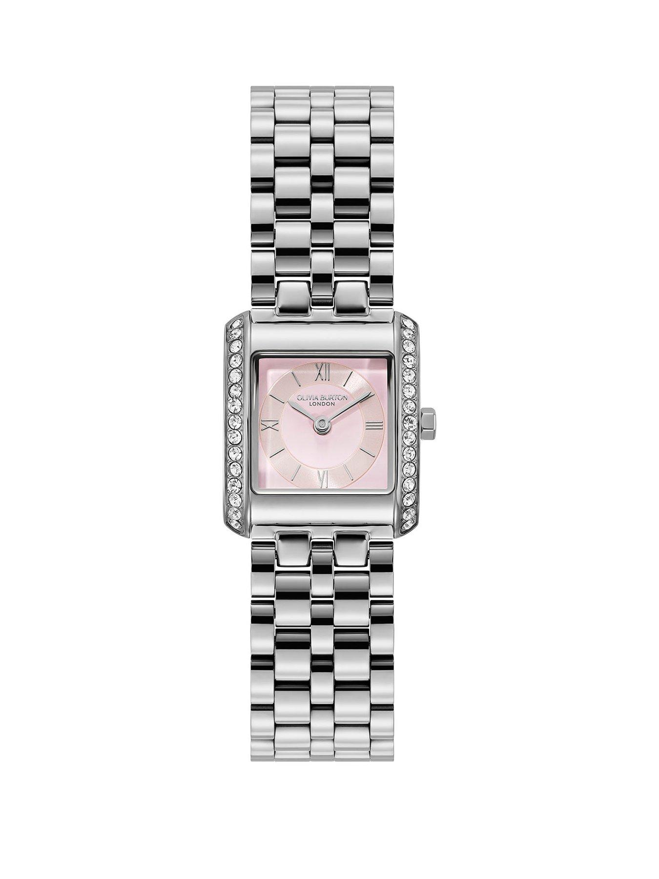 Image 1 of 5 of Olivia Burton 21mm Berkley Blush Square Watch