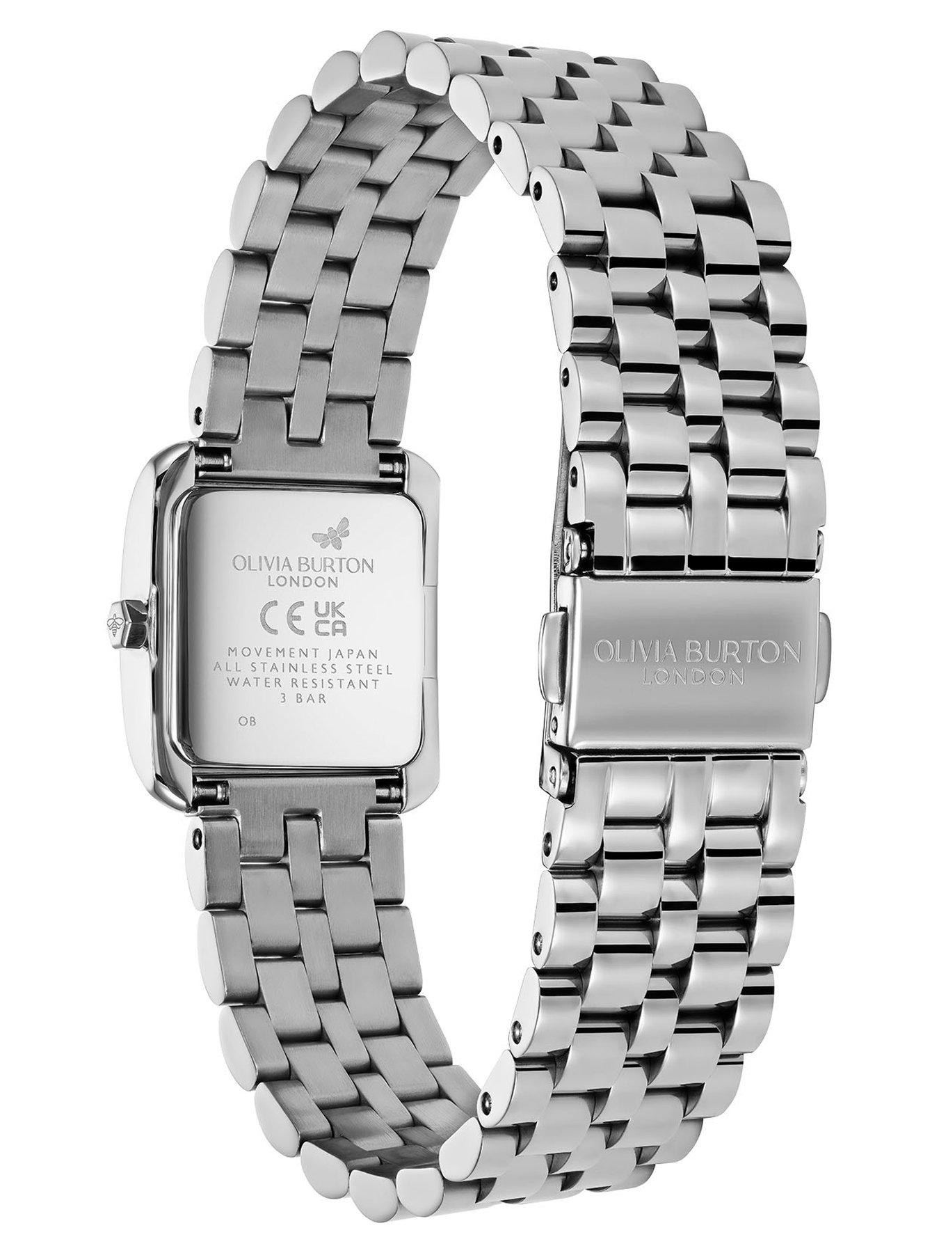 Image 4 of 5 of Olivia Burton 21mm Berkley Blush Square Watch